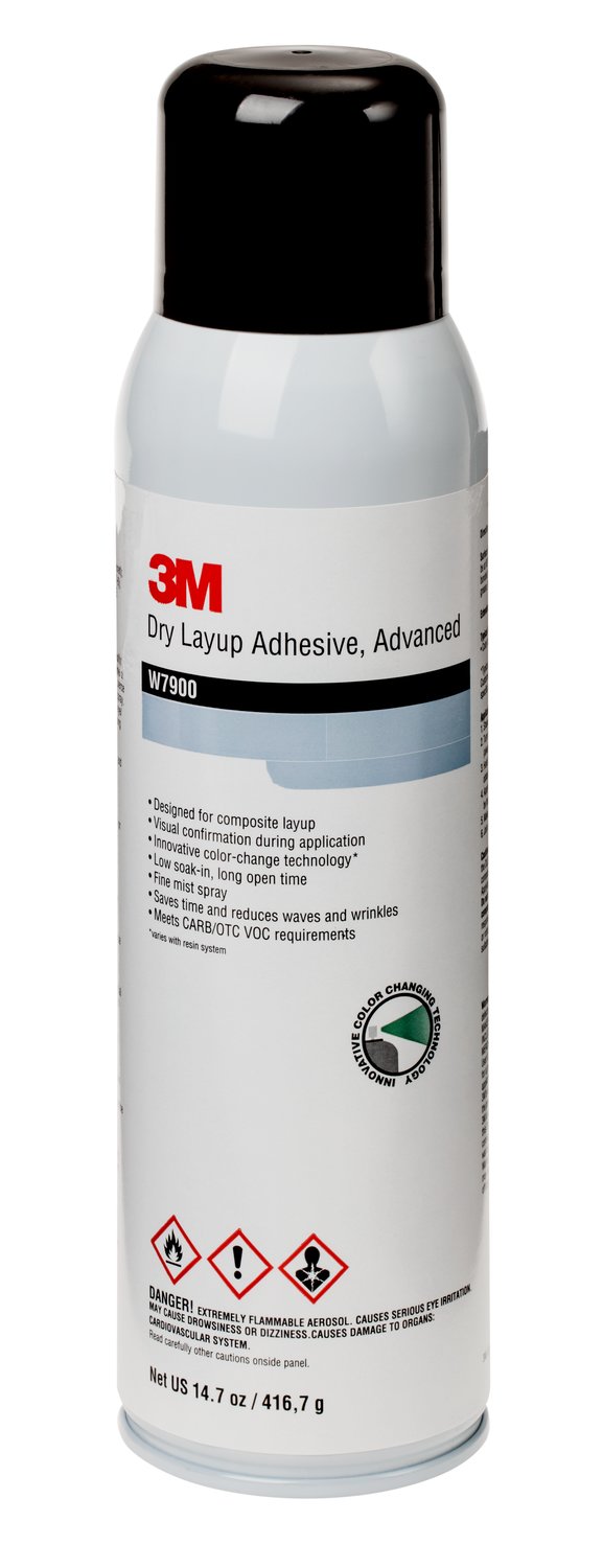 7100248667 - 3M Dry LayUp Adhesive 2.0 W7900, 14.7 oz, US (P), 12 Canister/Case
