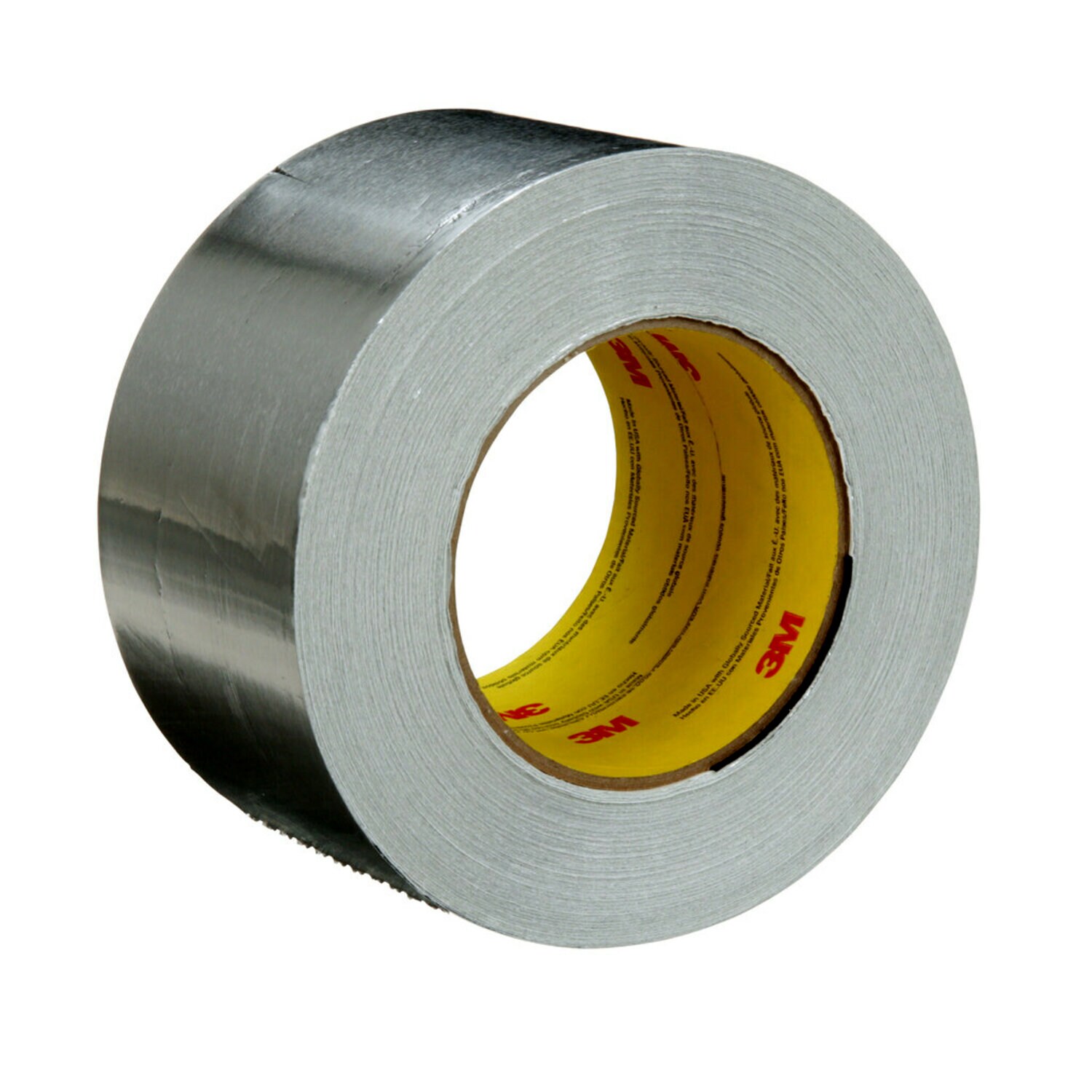 7100043805 - 3M Aluminum Foil Tape 2C120, Silver, 72 mm x 45.7 m, 1.8 mil, 16 Rolls/Case