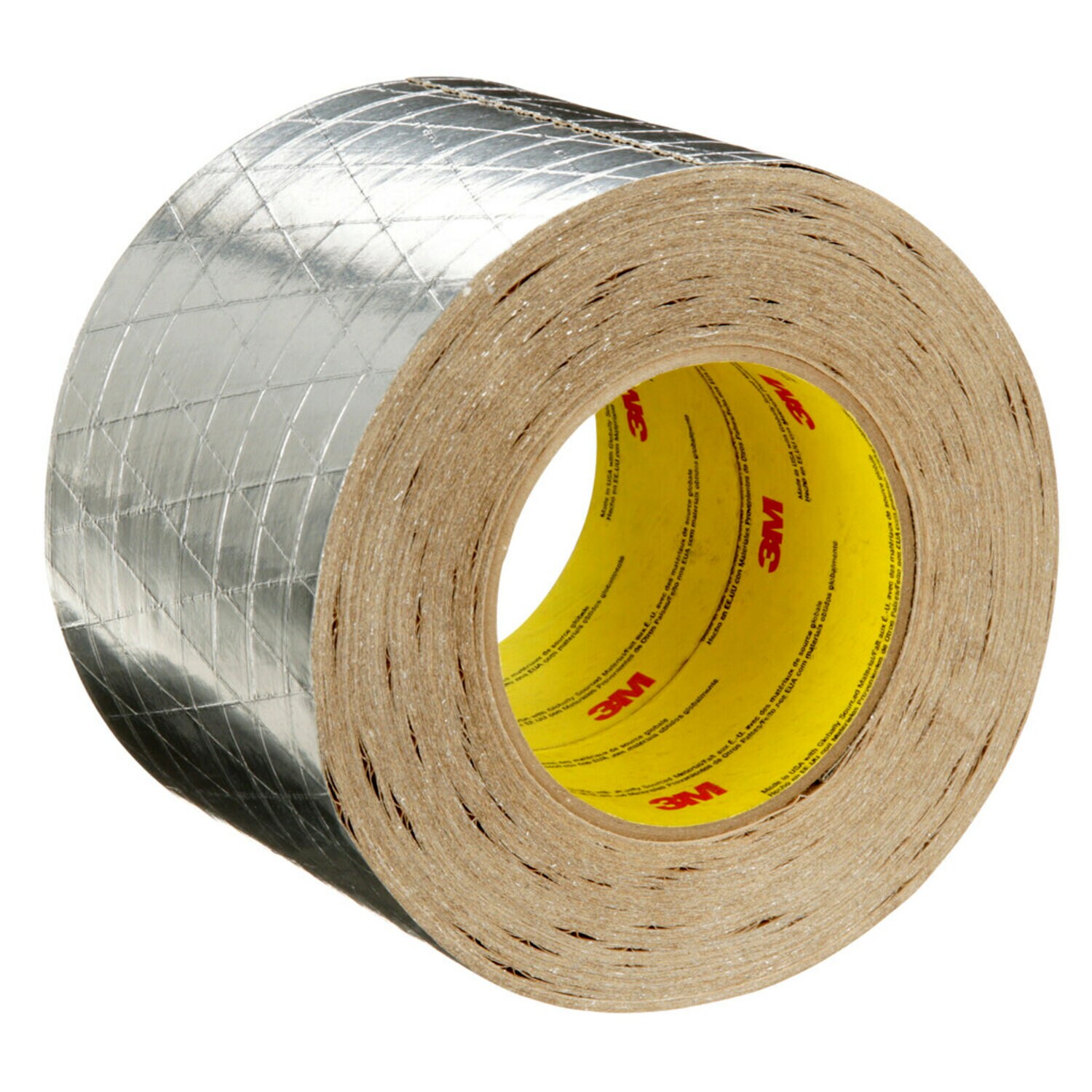 7100043850 - 3M Venture Tape FSK Facing Tape 1525CW, Silver, 99 mm x 45.7 m, 12 Rolls/Case