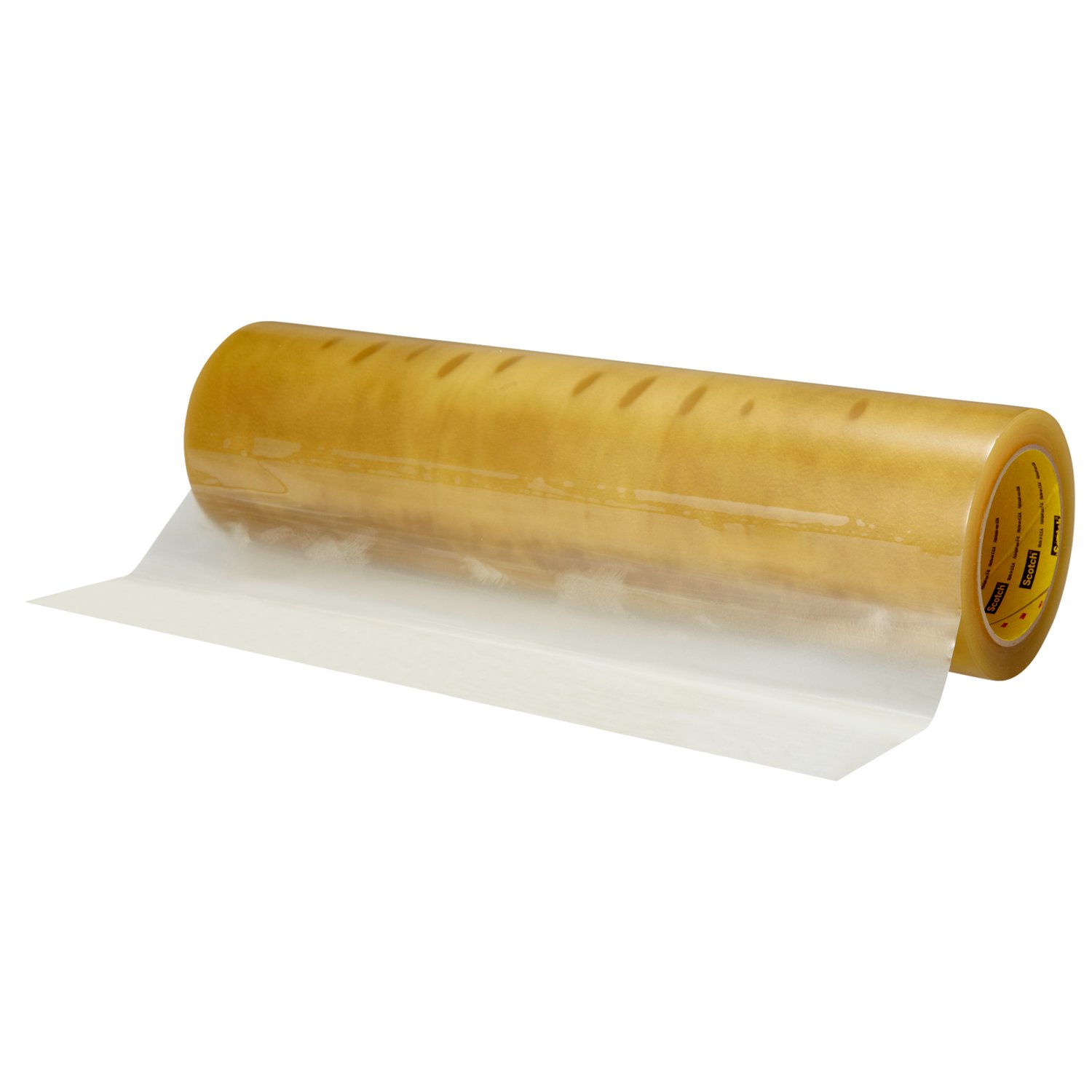 7010373763 - 3M Vinyl Tape 471, Transparent, 48 in x 20 yd, 5.2 mil, 4 Roll/Case, Untrimmed