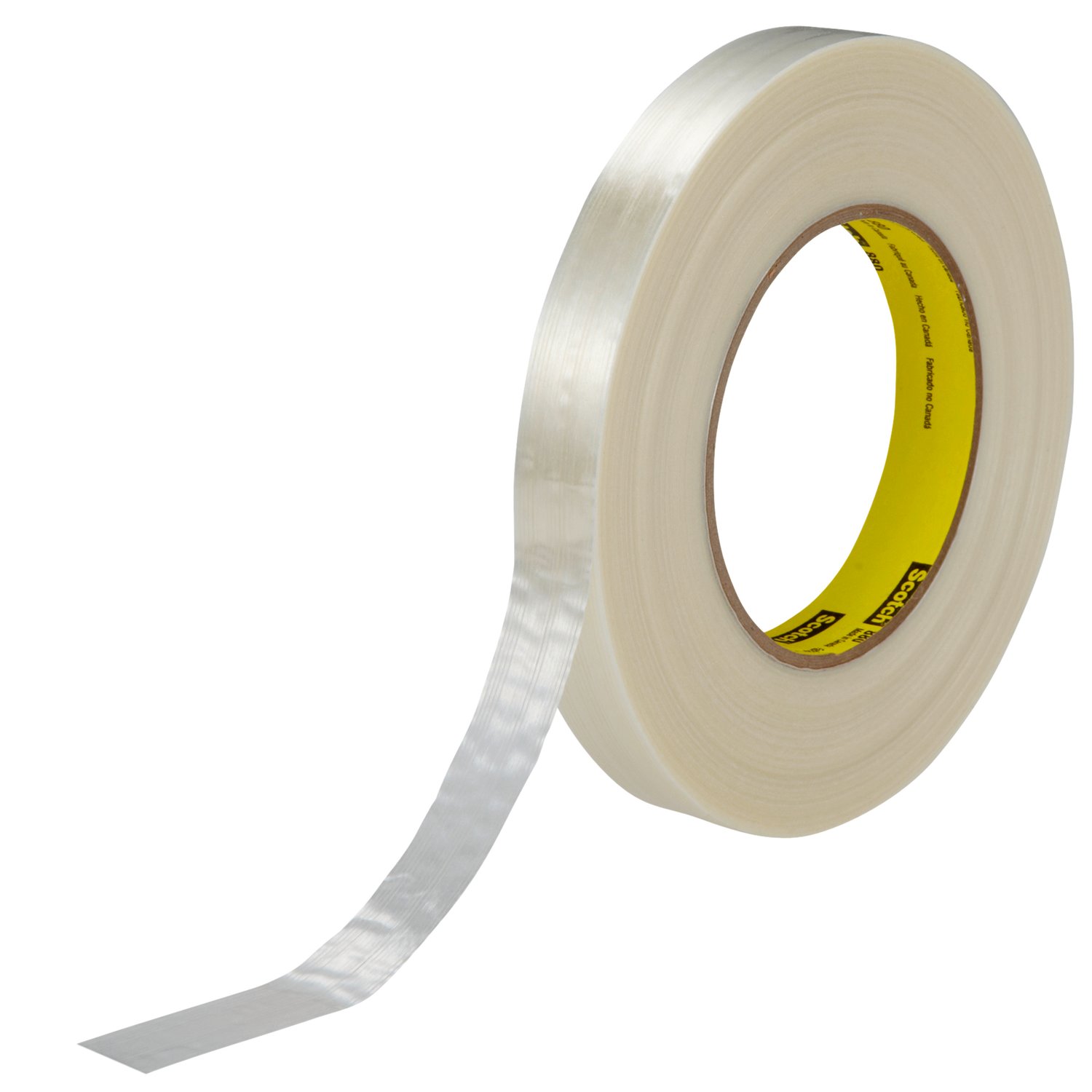 7000123808 - Scotch Filament Tape 880, Clear, 18 mm x 55 m, 7.7 mil, 48 Roll/Case