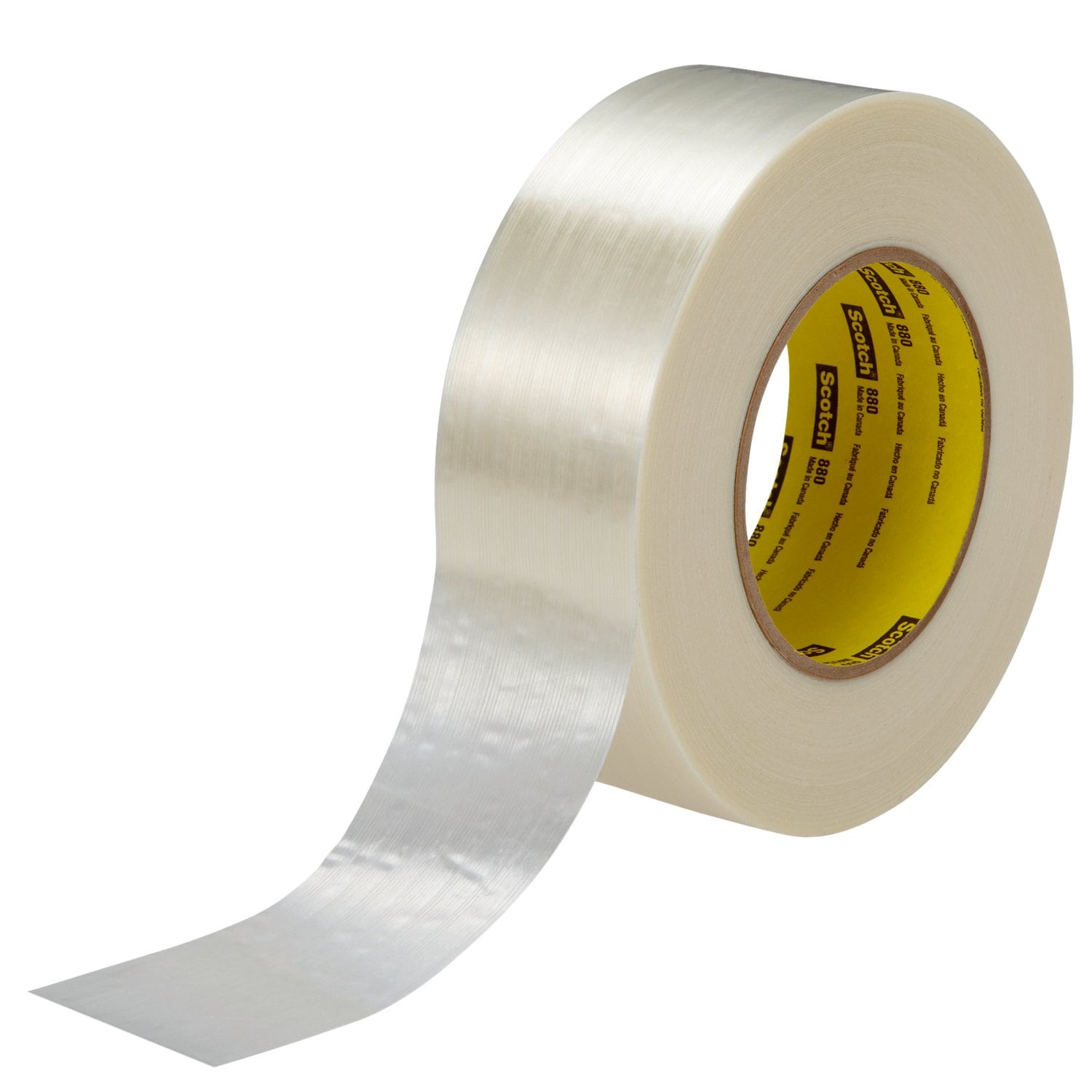 7000123811 - Scotch Filament Tape 880, Clear, 48 mm x 55 m, 7.7 mil, 24 Roll/Case