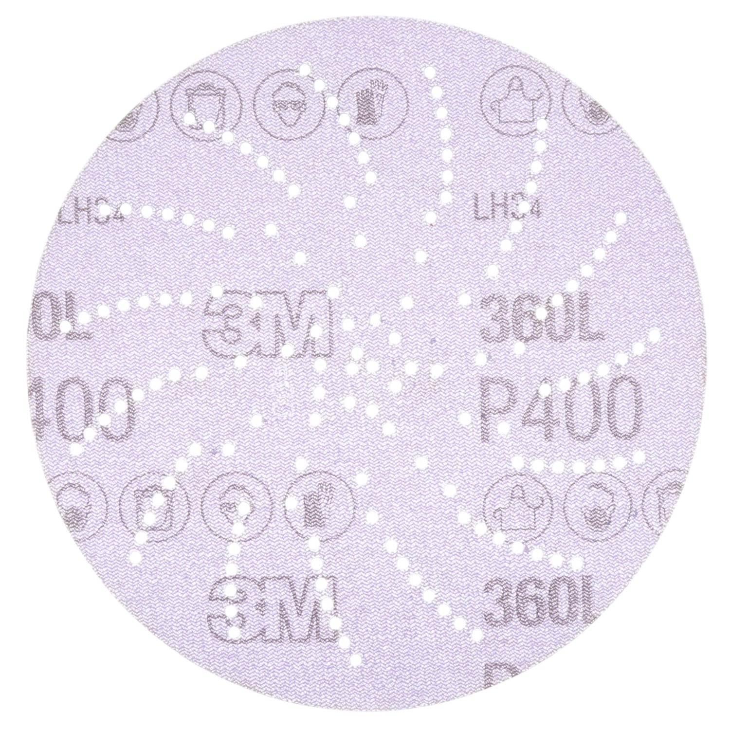 7100010259 - 3M Xtract Film Disc 360L, P400 3MIL, 3 in, Die 300LG, 100/Carton, 500 ea/Case