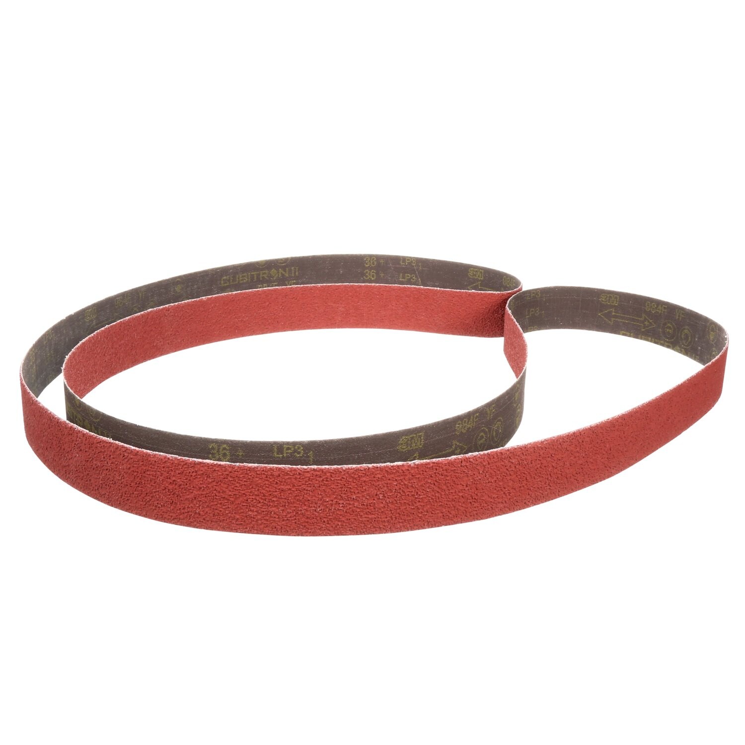 7100209003 - 3M Cubitron II Cloth Belt 984F, 1 in x 132 in, 50+, YF-weight, Film- lok, Single-Flex