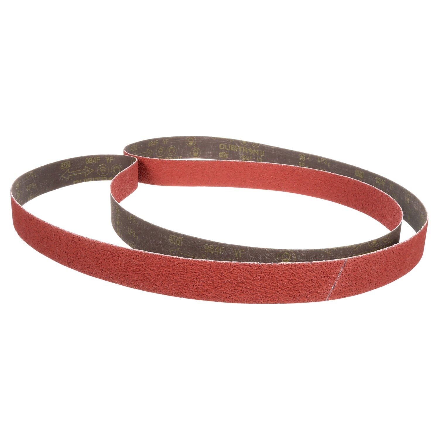 7100239071 - 3M Cloth Belt 384F, P400 XF-weight, 1-1/2 in x 72 in, Film-lok, Single-flex