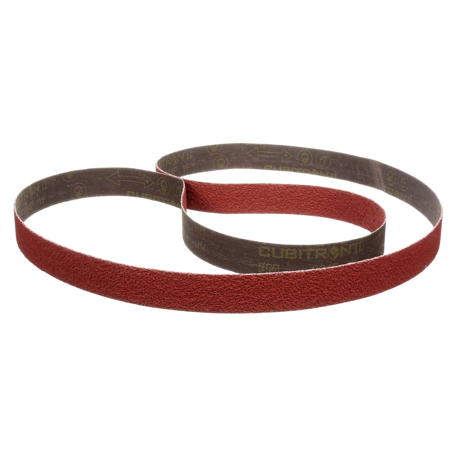 7100206213 - 3M Cubitron II Cloth Belt 984F, 50+ YF-weight, 5/8 in x 120 in, Film-lok, Single-flex