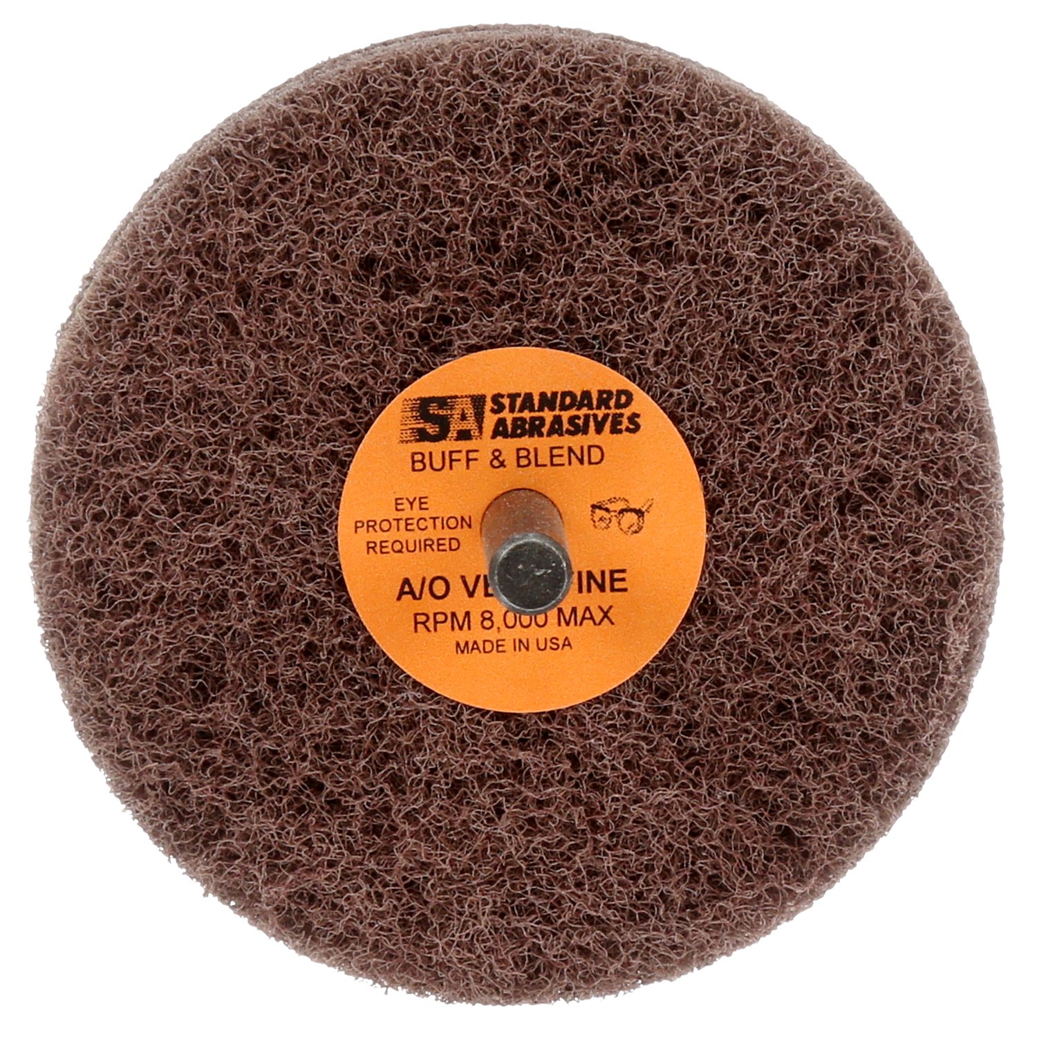 7100094602 - Standard Abrasives Buff and Blend GP Wheel 880516, 3 in x 3 Ply x 1/4 in A VFN, 10/Carton, 100 ea/Case