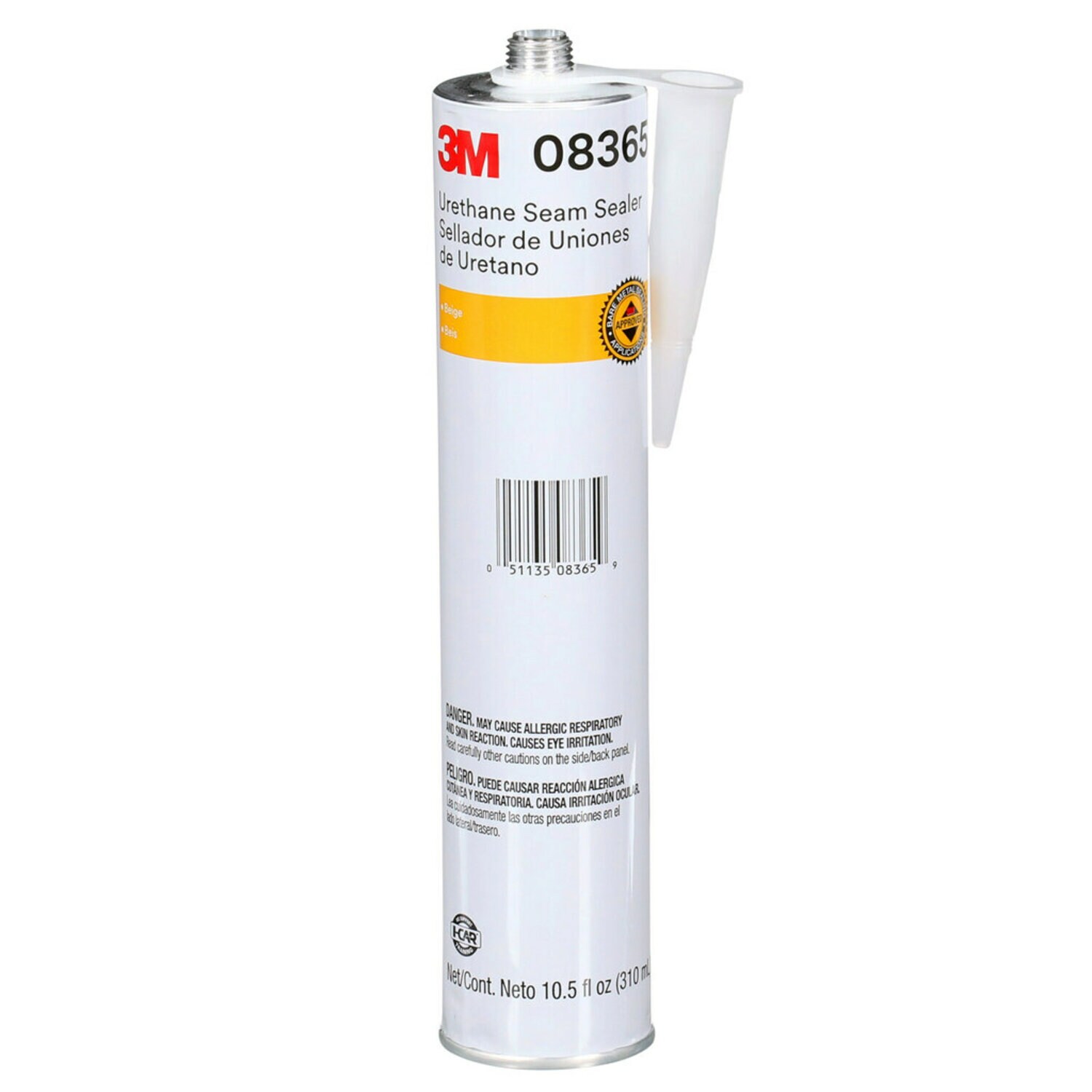 7100024963 - 3M Urethane Seam Sealer 08365, Beige 310mL Cartridge 12/Case