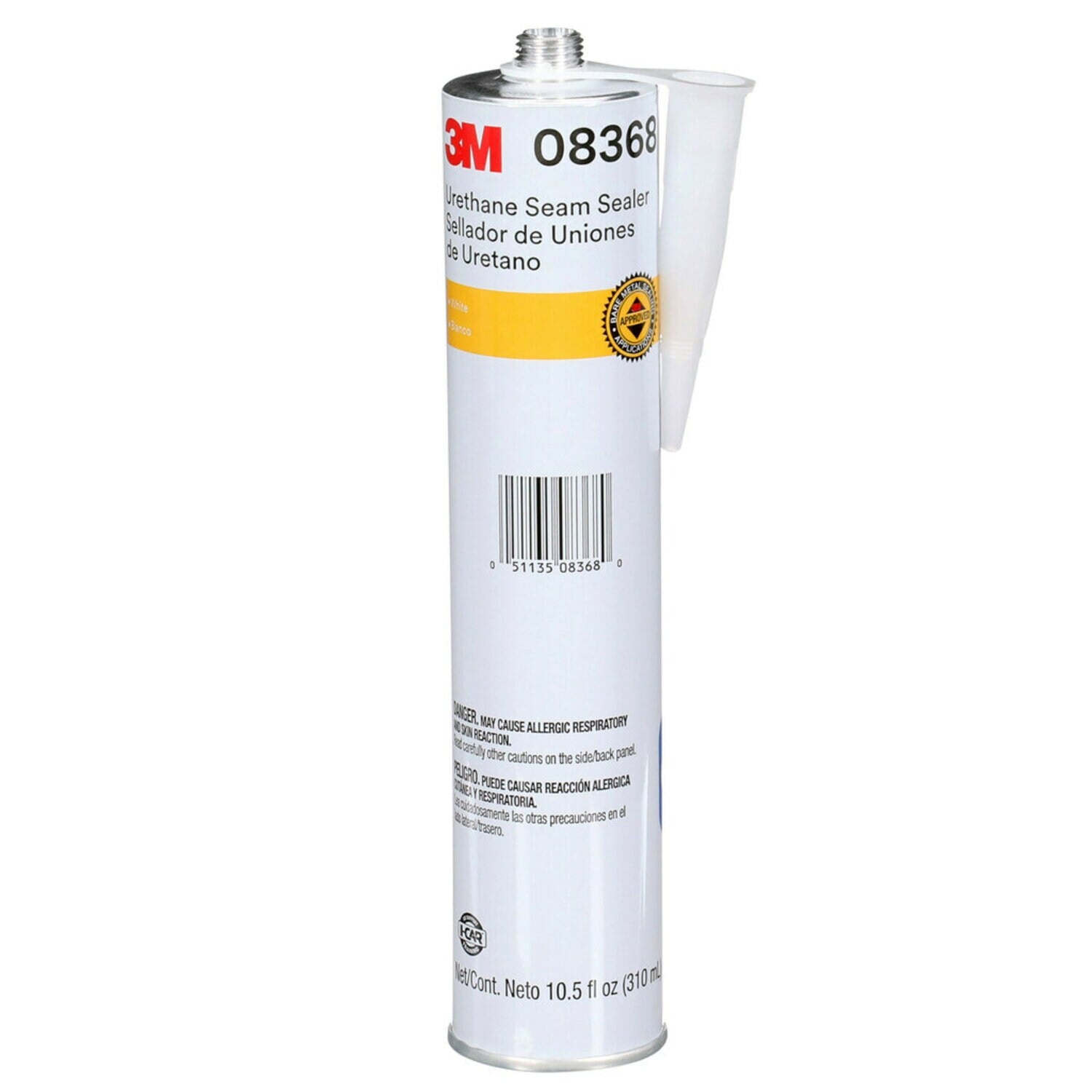 7100049325 - 3M Urethane Seam Sealer 08368, White, 310mL Cartridge 12/Case