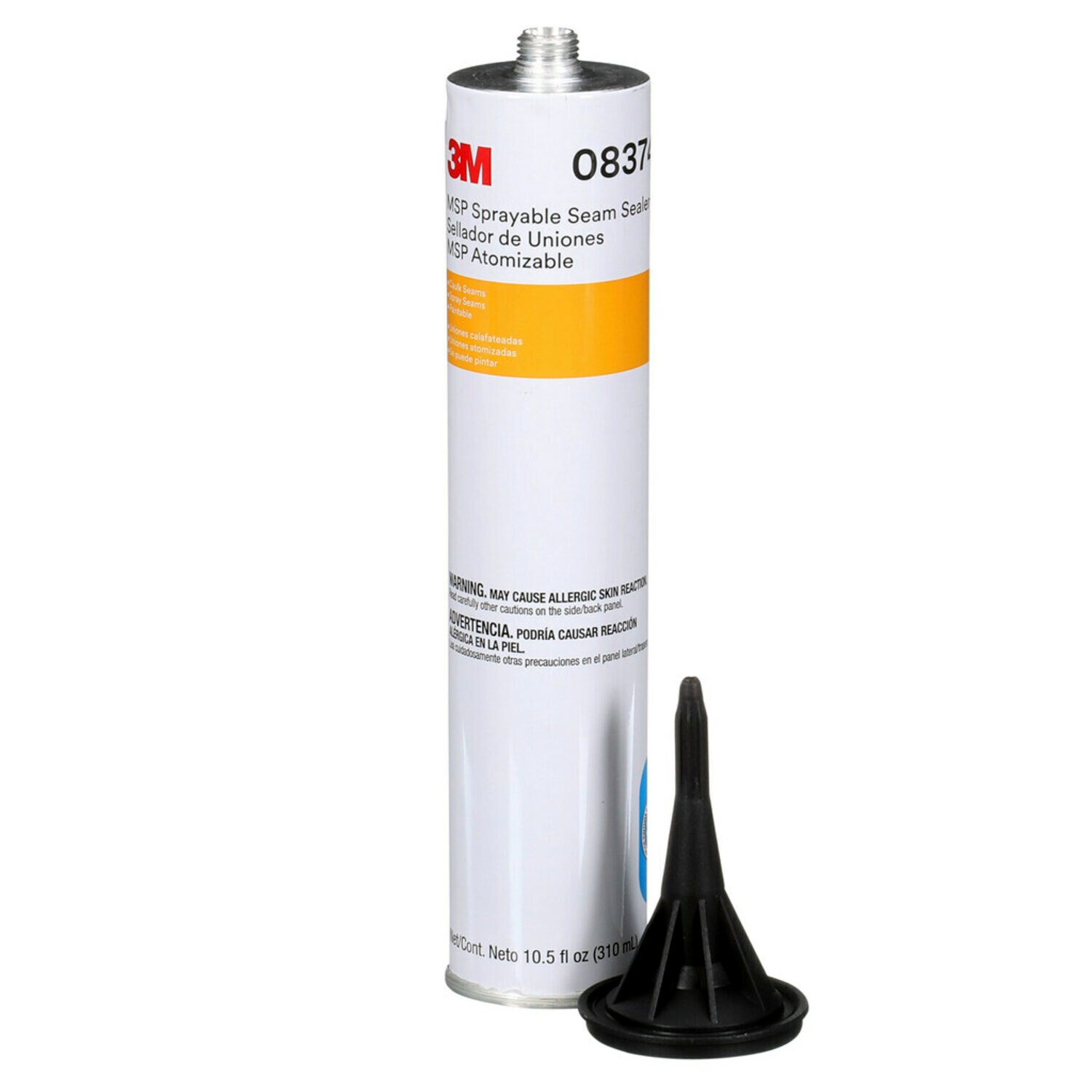 7000148239 - 3M MSP Sprayable Seam Sealer 08374, Gray, 10.5 FL OZ Cartridge 6/Case