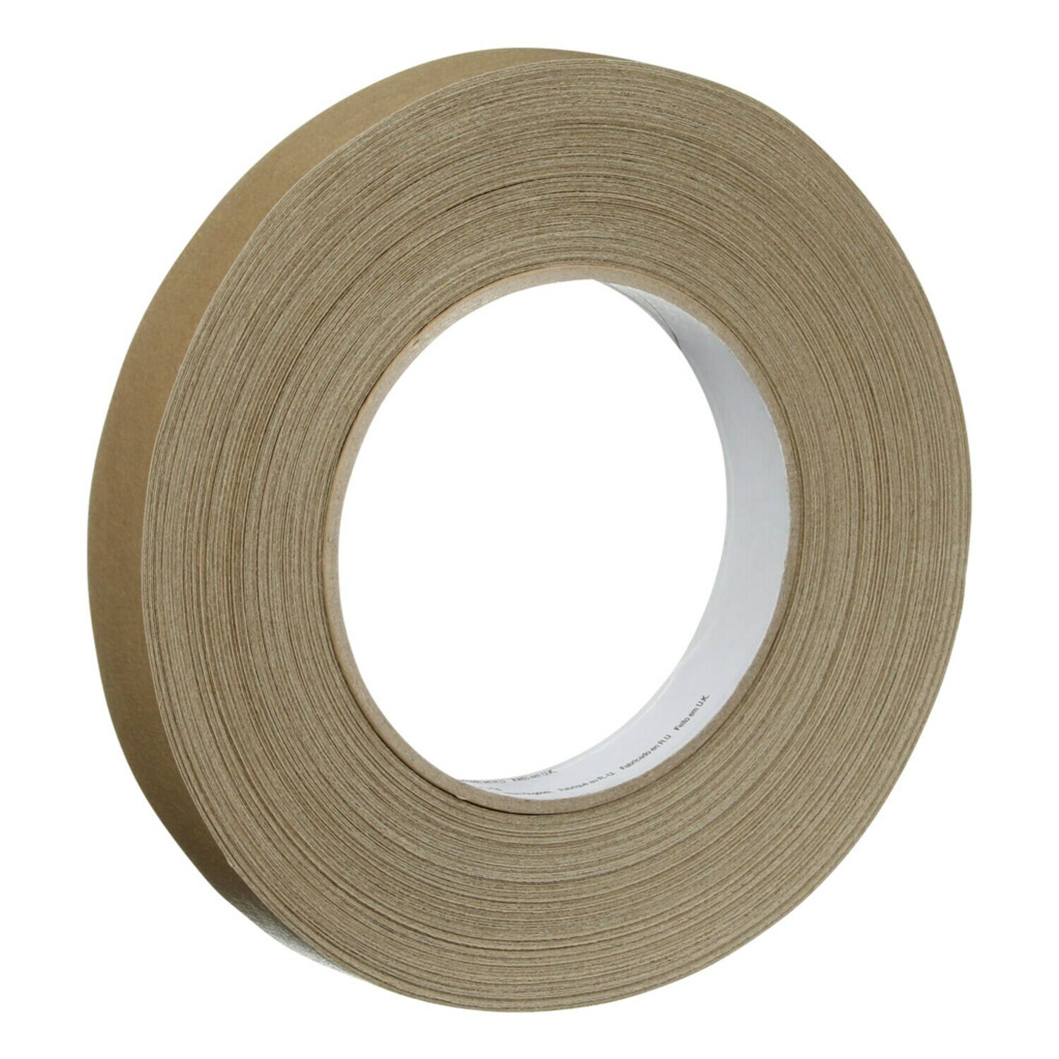 7100243626 - 3M High Performance Flatback Tape 2519, Tan, 18 mm x 55 m, 48 Roll/Case
