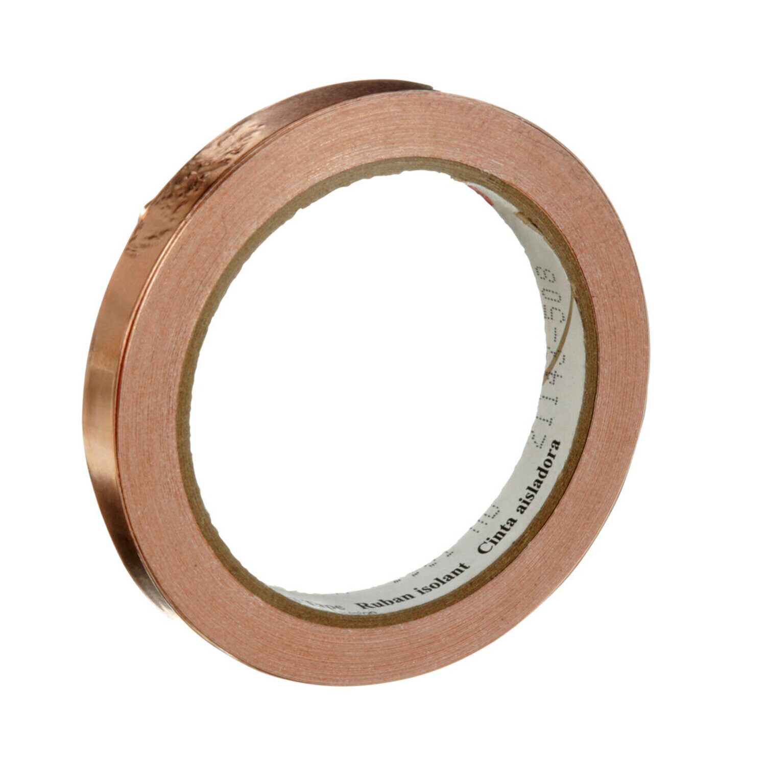 7000132182 - 3M EMI Copper Foil Shielding Tape 1181, 1/2 in x 18 yd (12.70 mm x 16.5
m), 18/case
