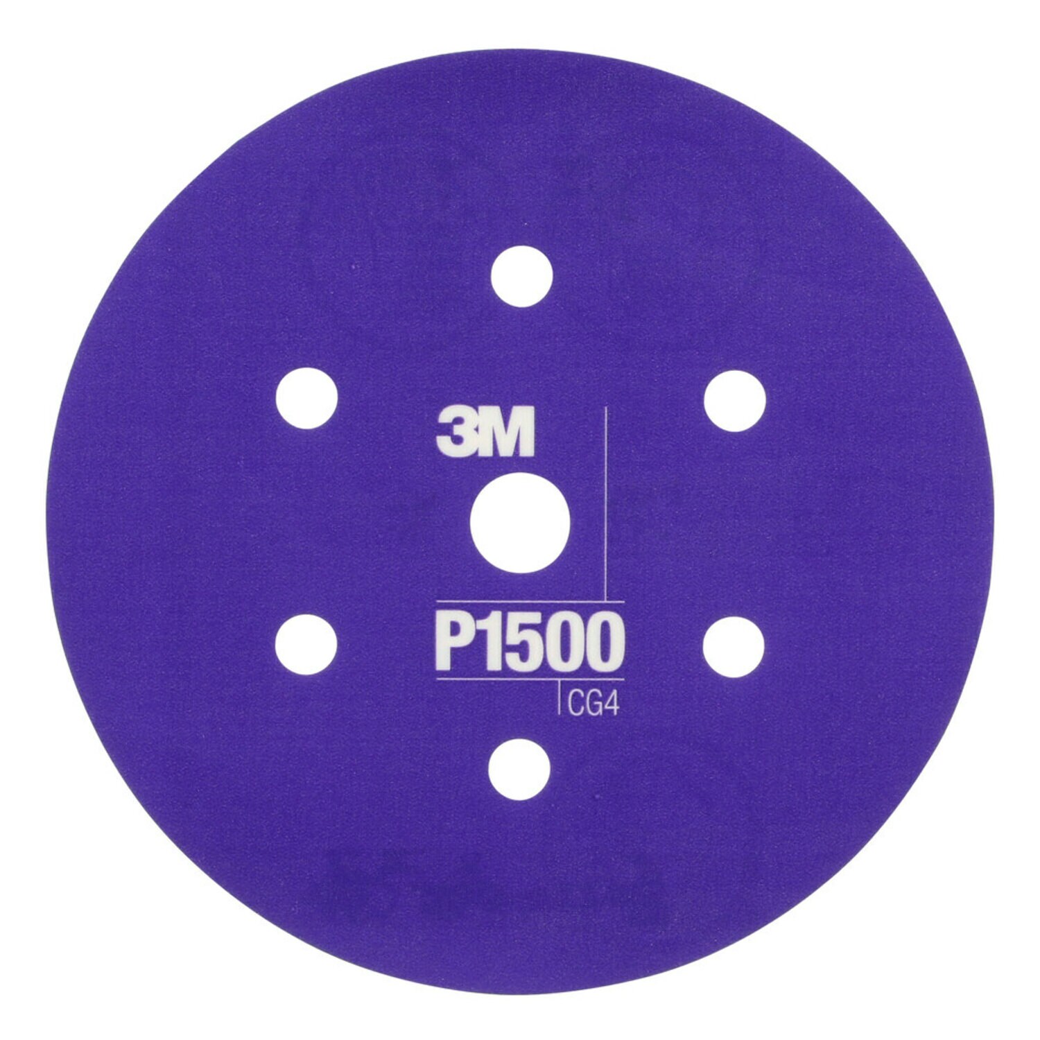 7000120198 - 3M Hookit Flexible Abrasive Disc 270J, 34409, 6 in, Dust Free, P1500, 25 disc per carton, 5 cartons per case