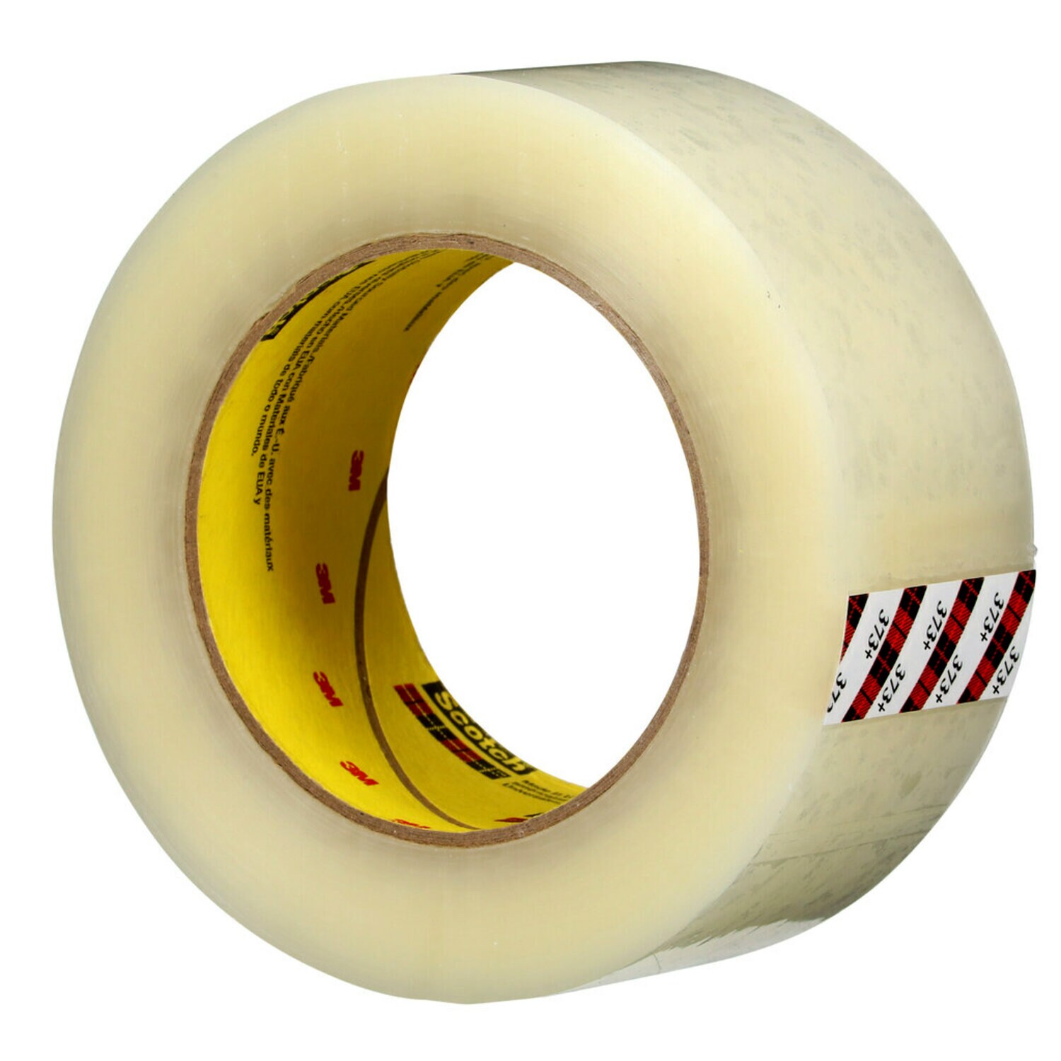 7100266182 - Scotch High Tack Box Sealing Tape 373+, Clear, 48 mm x 100 m, 36 Rolls/Case