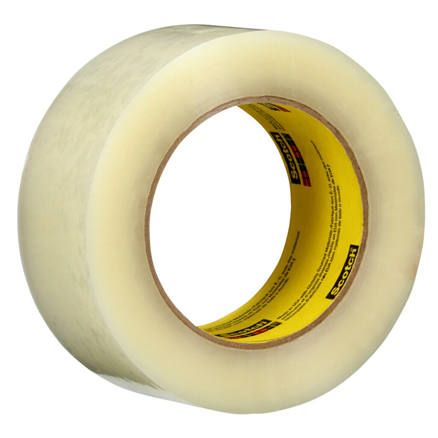 7100291774 - Scotch High Tack Box Sealing Tape 373+, Clear, 48 mm x 100 m, 36 Rolls/Case, Individually Wrapped