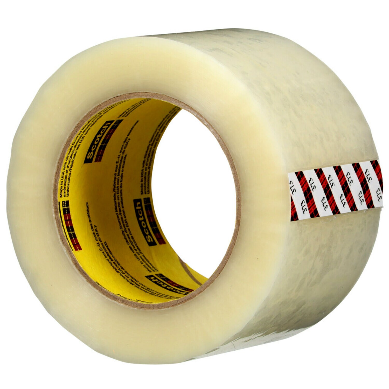 7100266181 - Scotch High Tack Box Sealing Tape 373+, Clear, 72 mm x 100 m, 24 Rolls/Case