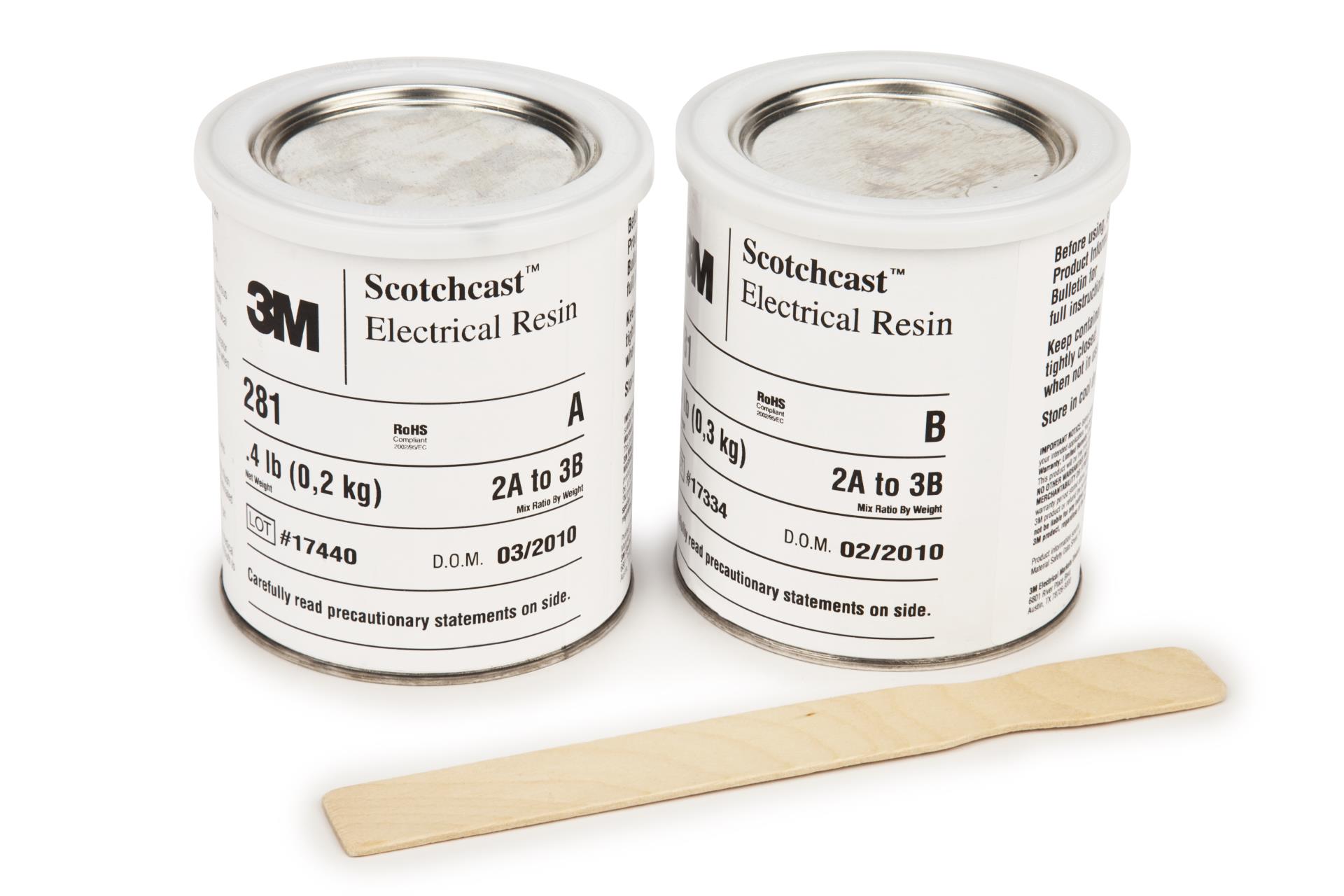 3M™ Scotchcast™ Electrical Resin 282 (16 1-lb units carton), 16  Kits/Case Aircraft 9394790
