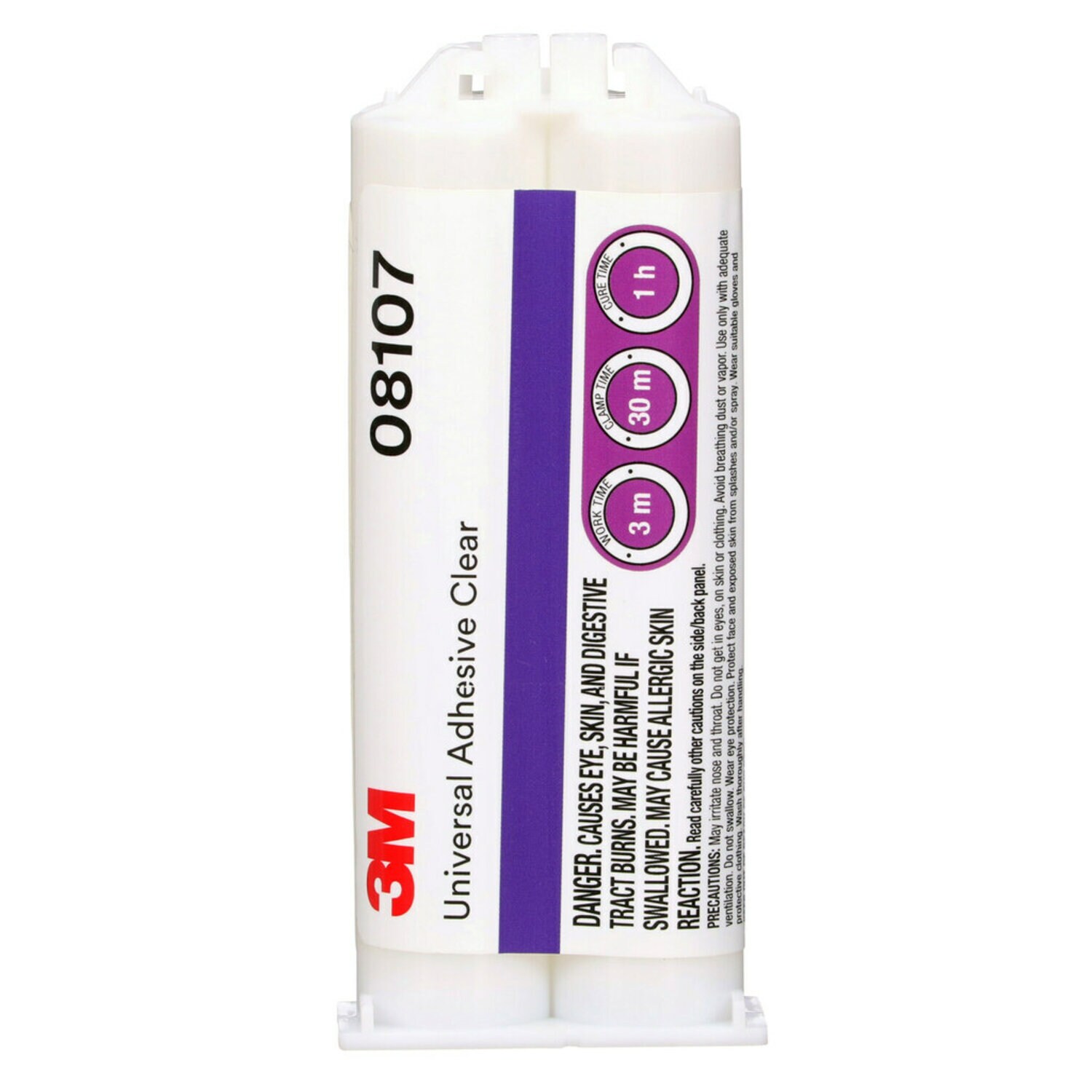 7010294717 - 3M Universal Adhesive 08107, Clear, 47.3 mL Cartridge 6/Case