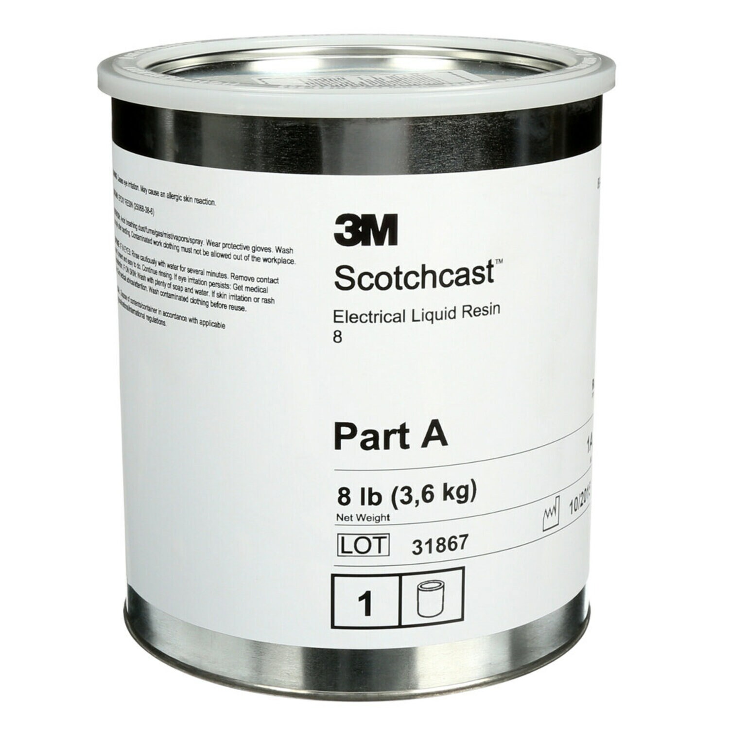 7100149400 - 3M Scotchcast Electrical Resin 8N, Part B, 40 lbs/pail