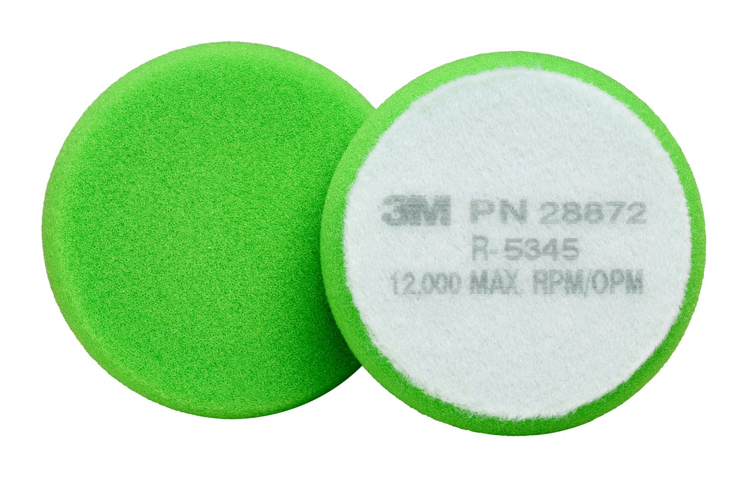 7100082543 - 3M Finesse-it Advanced Foam Buffing Pad, 28872, 3-1/2 in, Green,
10/Bag, 50 ea/Case