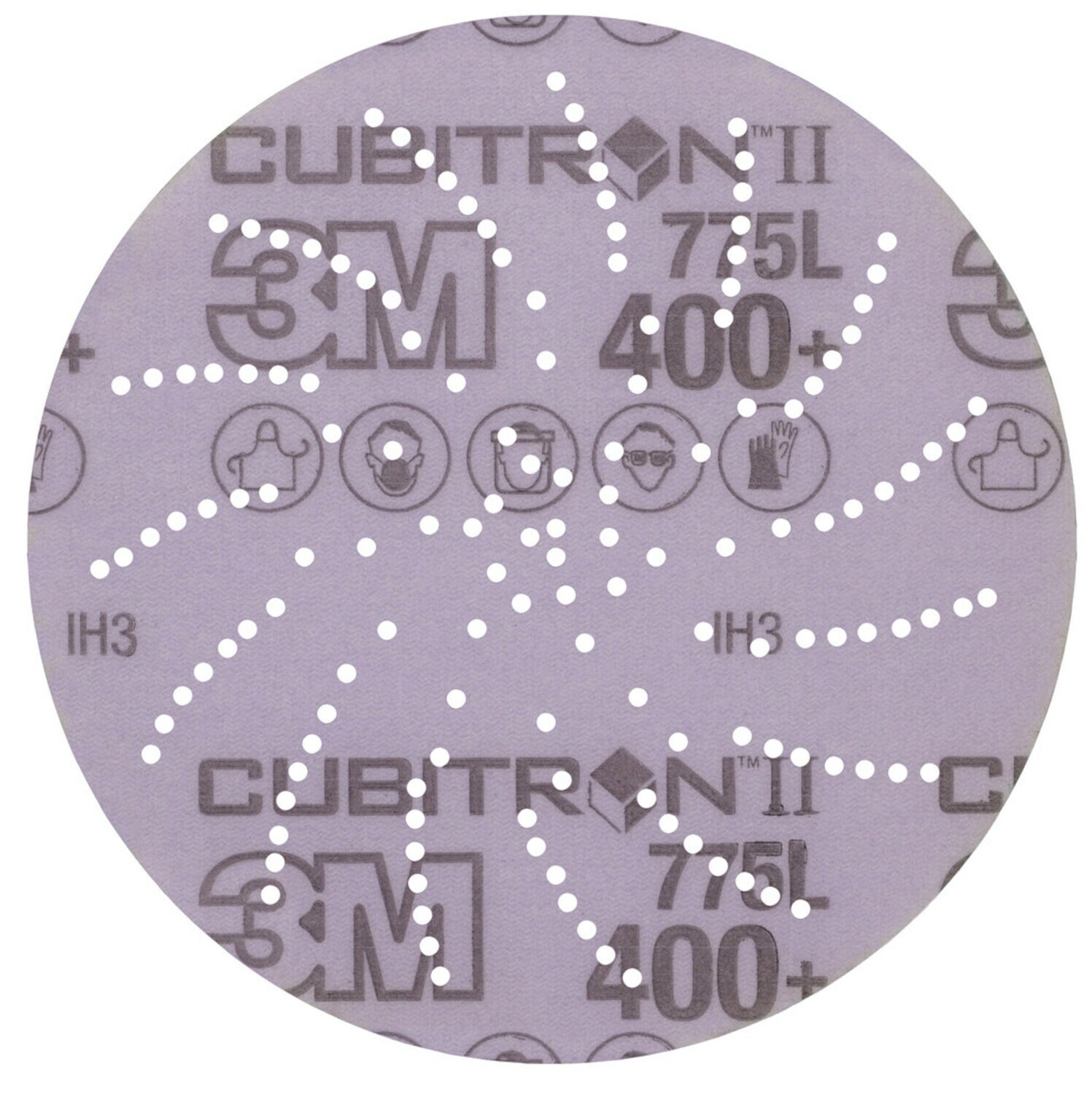 7100215730 - 3M Xtract Cubitron II Film Disc 775L, 400+ 3MIL, 5 in, Die 500LJ