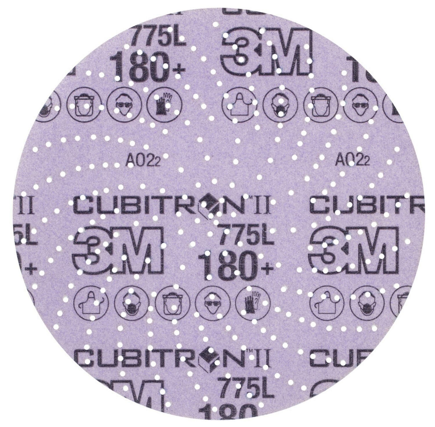 7100235259 - 3M Xtract Cubitron II Film Disc 775L, 180+ 3MIL, 8 in, Die 800LG