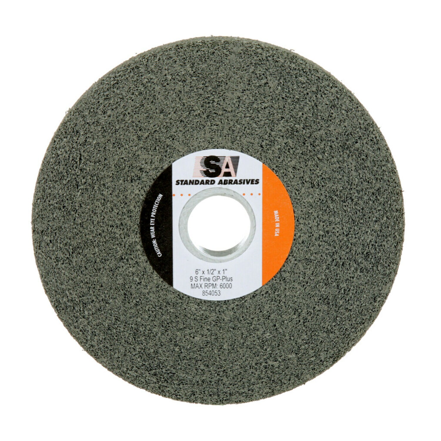 7000047122 - Standard Abrasives GP Plus Wheel 854053, 6 in x 1/2 in x 1 in 9S FIN, 4 ea/Case
