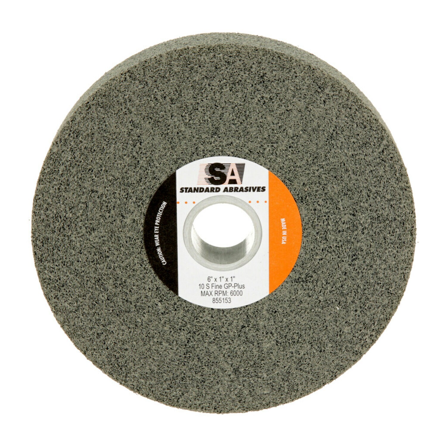7000047127 - Standard Abrasives GP Plus Wheel 855153, 6 in x 1 in x 1 in 10S FIN, 3 ea/Case