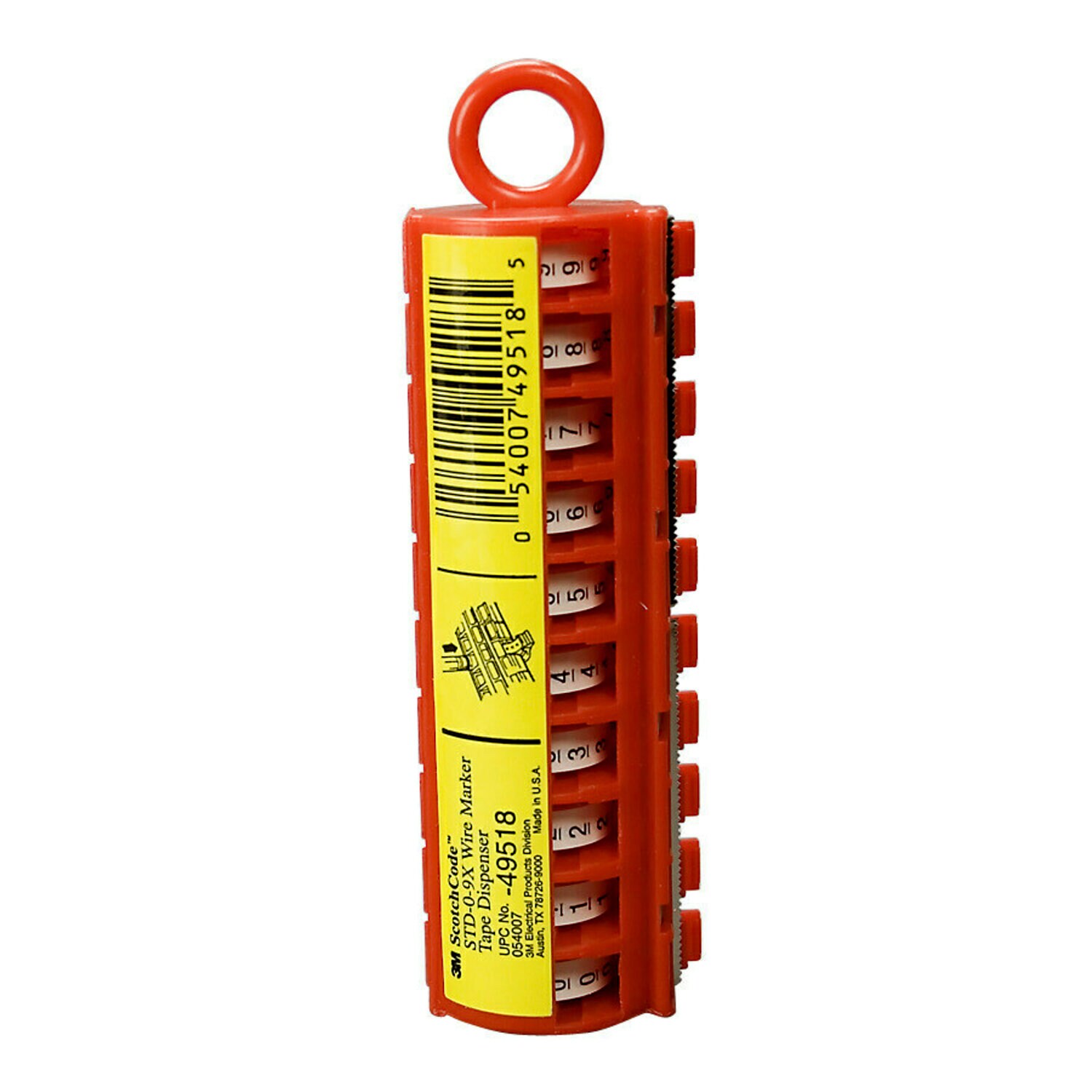 7000031517 - 3M ScotchCode Wire Marker Tape Refill Roll SDR-B, 50/Case