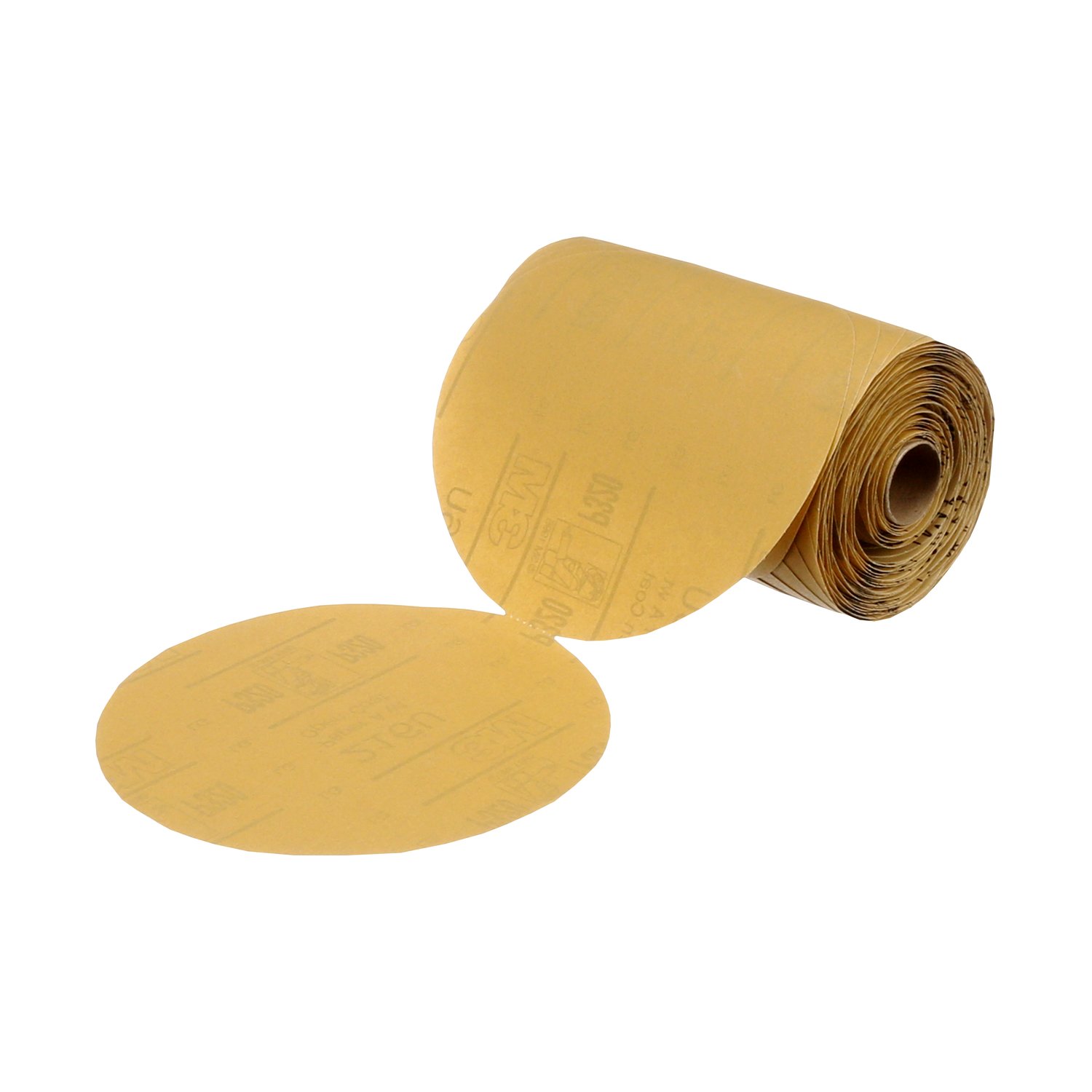 7100109512 - 3M Stikit Gold Paper Disc Roll 216U, P400 A-weight, Config