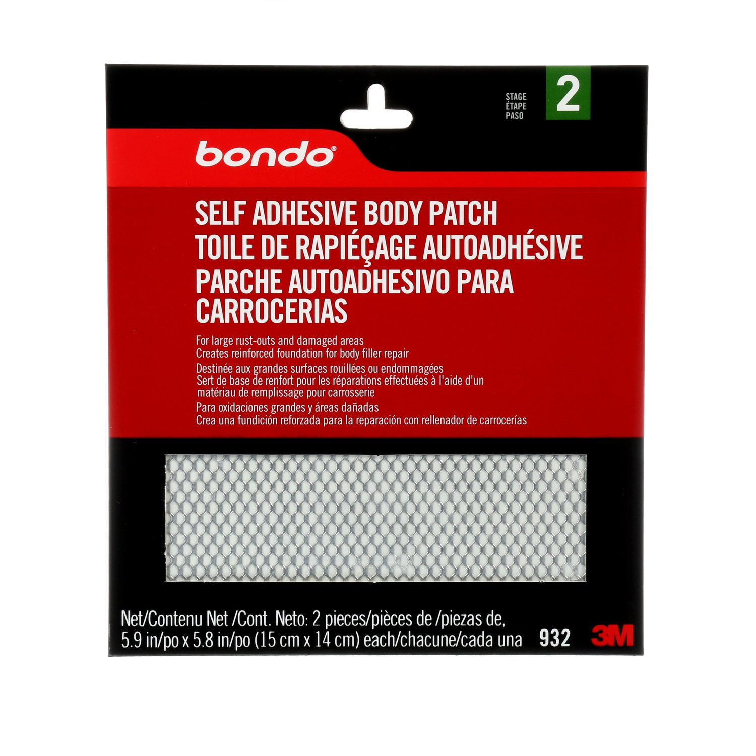 7000120131 - Bondo Self-Adhesive Body Patch 00932