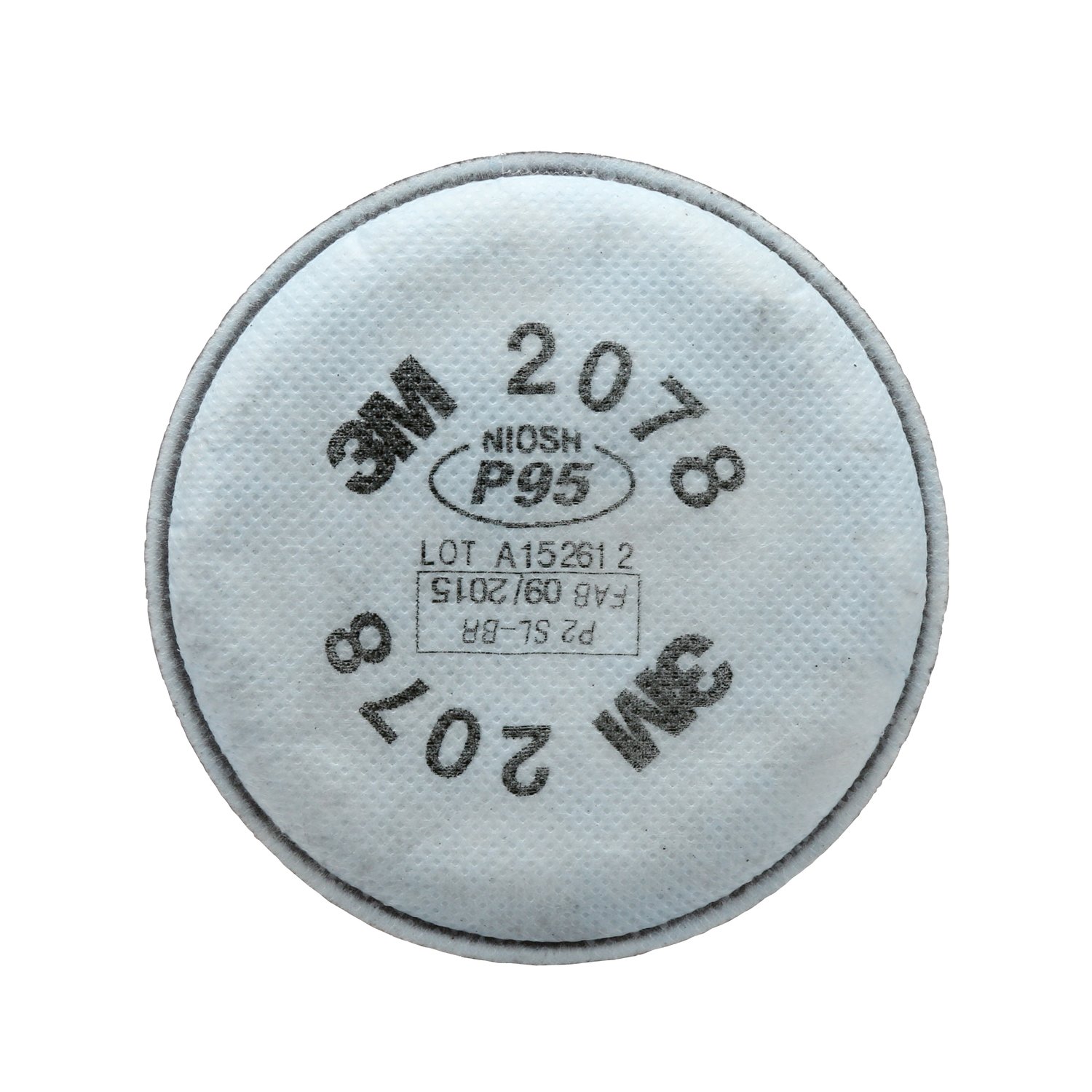 7000052066 - 3M Particulate Filter 2078, P95, with Nuisance Level Organic Vapor/Acid
Gas Relief 100 EA/Case