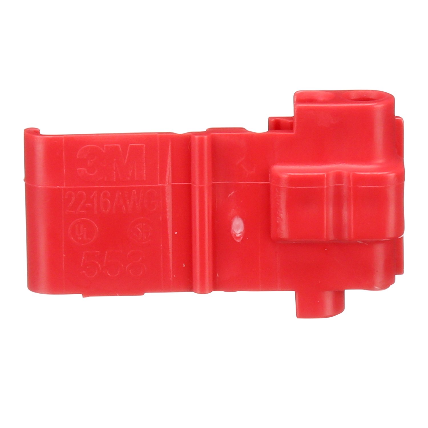 7100166926 - 3M Scotchlok Electrical Idc 558-Pouch, Run and Tap, Flame Retardant, Red, 22-16 Awg, 100/Pouch, 1000/Case
