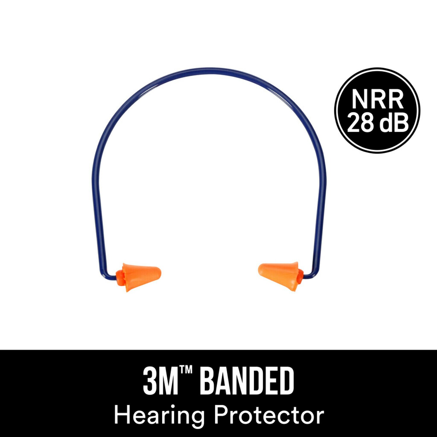7100155182 - 3M Banded Hearing Protector, 90537H1-DC, 6/case