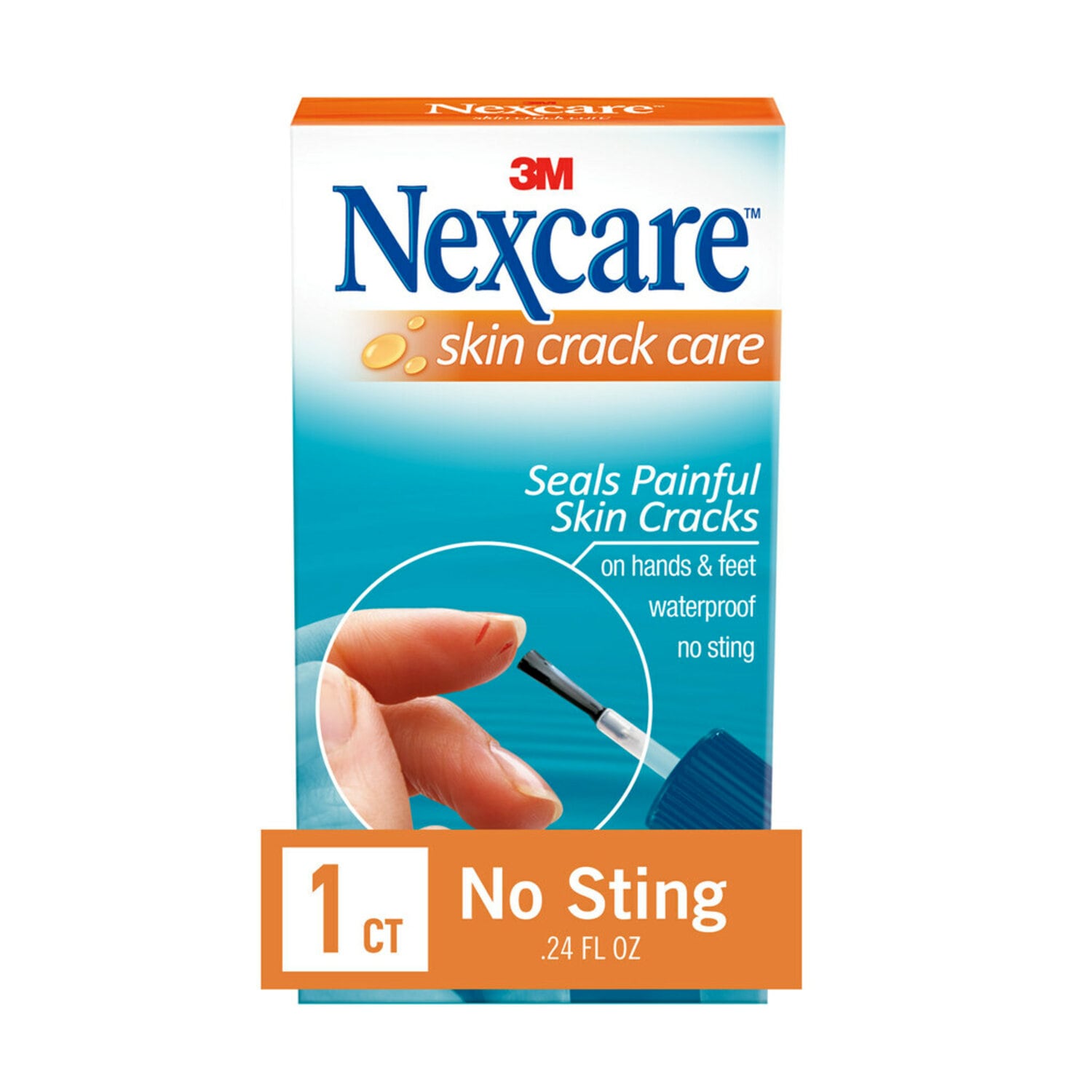 7100019127 - Nexcare Skin Crack Care, 112, 0.24 fl. oz. Bottle