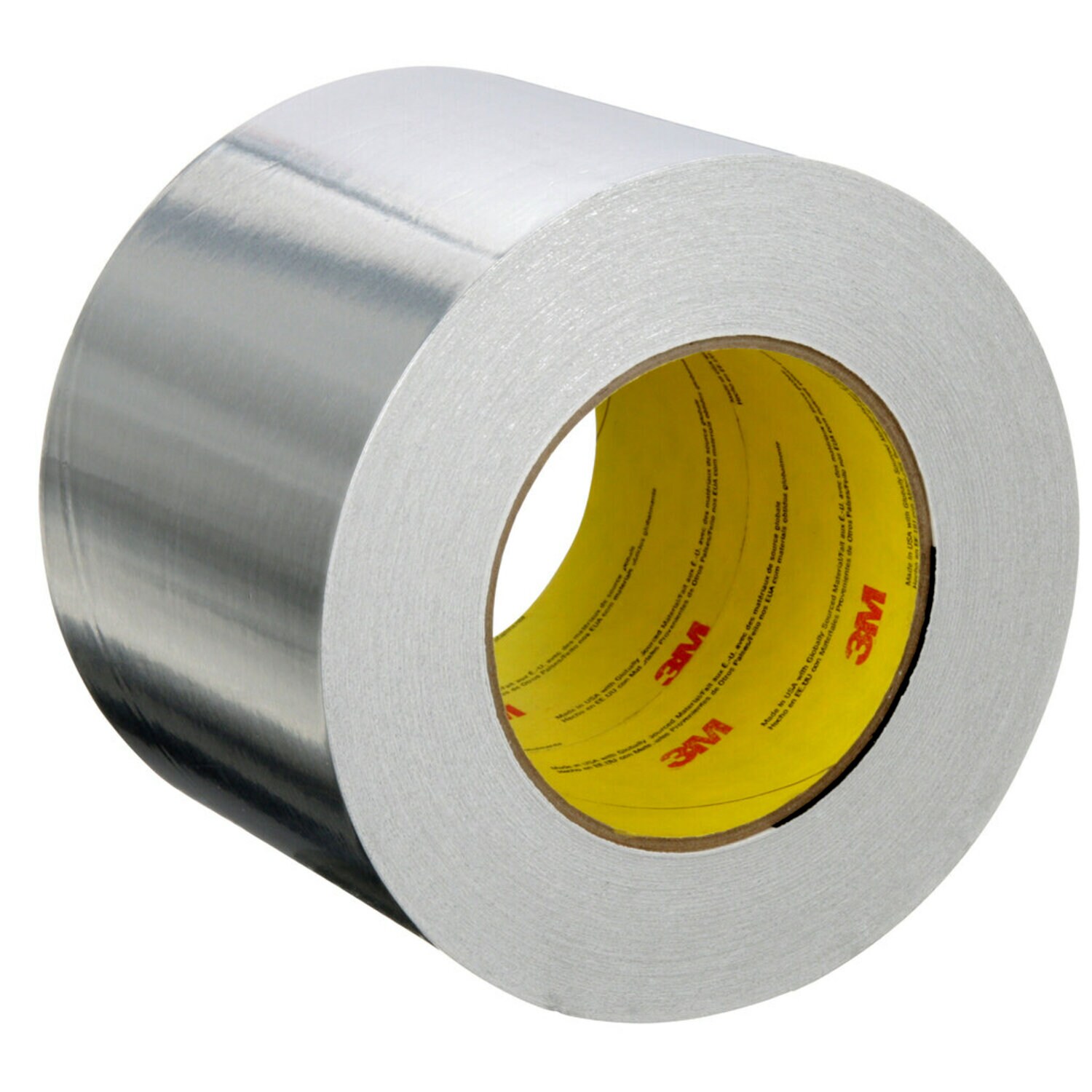 7100043891 - 3M Aluminum Foil Tape 2C120, Silver, 99 mm x 45.7 m, 1.8 mil, 12
Rolls/Case