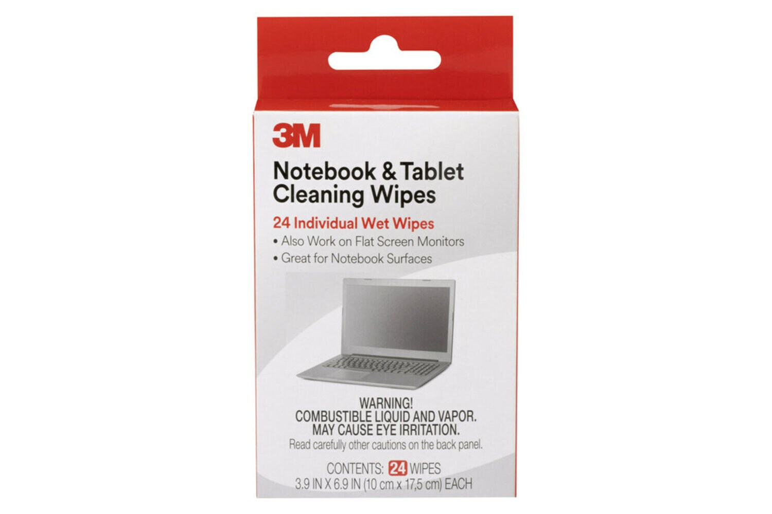 7100037456 - 3M Cleaner Notebook Screen Cleaning Wipes CL630