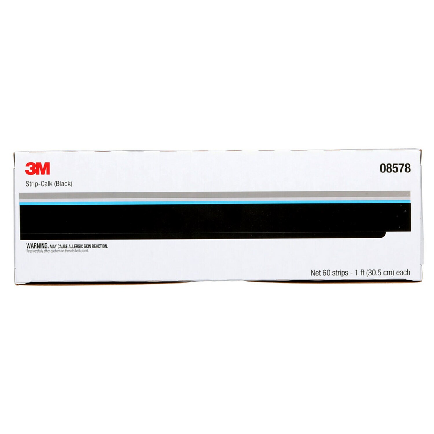 7000028370 - 3M Strip Calk, 08578, Black, 1 ft Strips, 60 per carton, 12 cartons per case