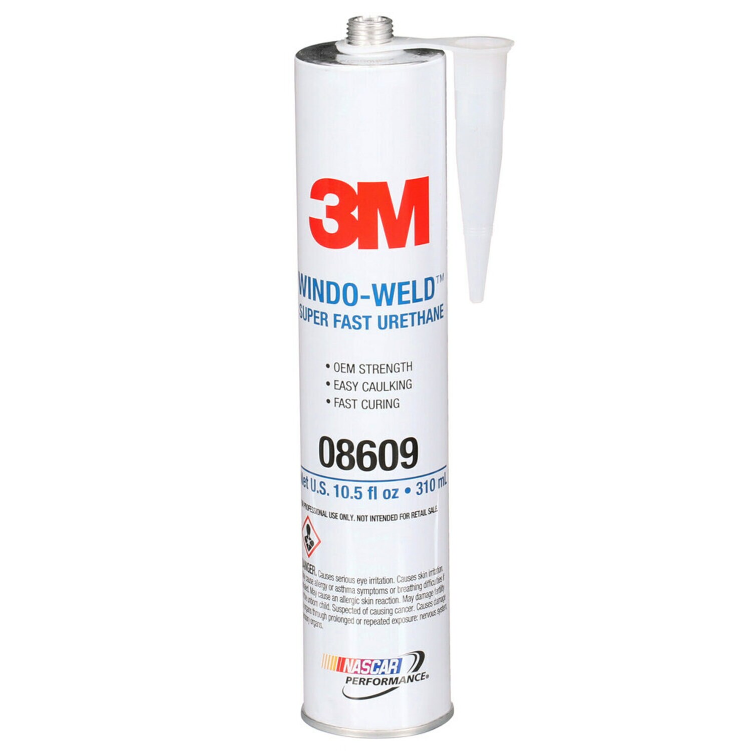 7000028403 - 3M Windo-Weld Super Fast Urethane 08609, Black, 10.5 fl oz Cartridge 12/Case