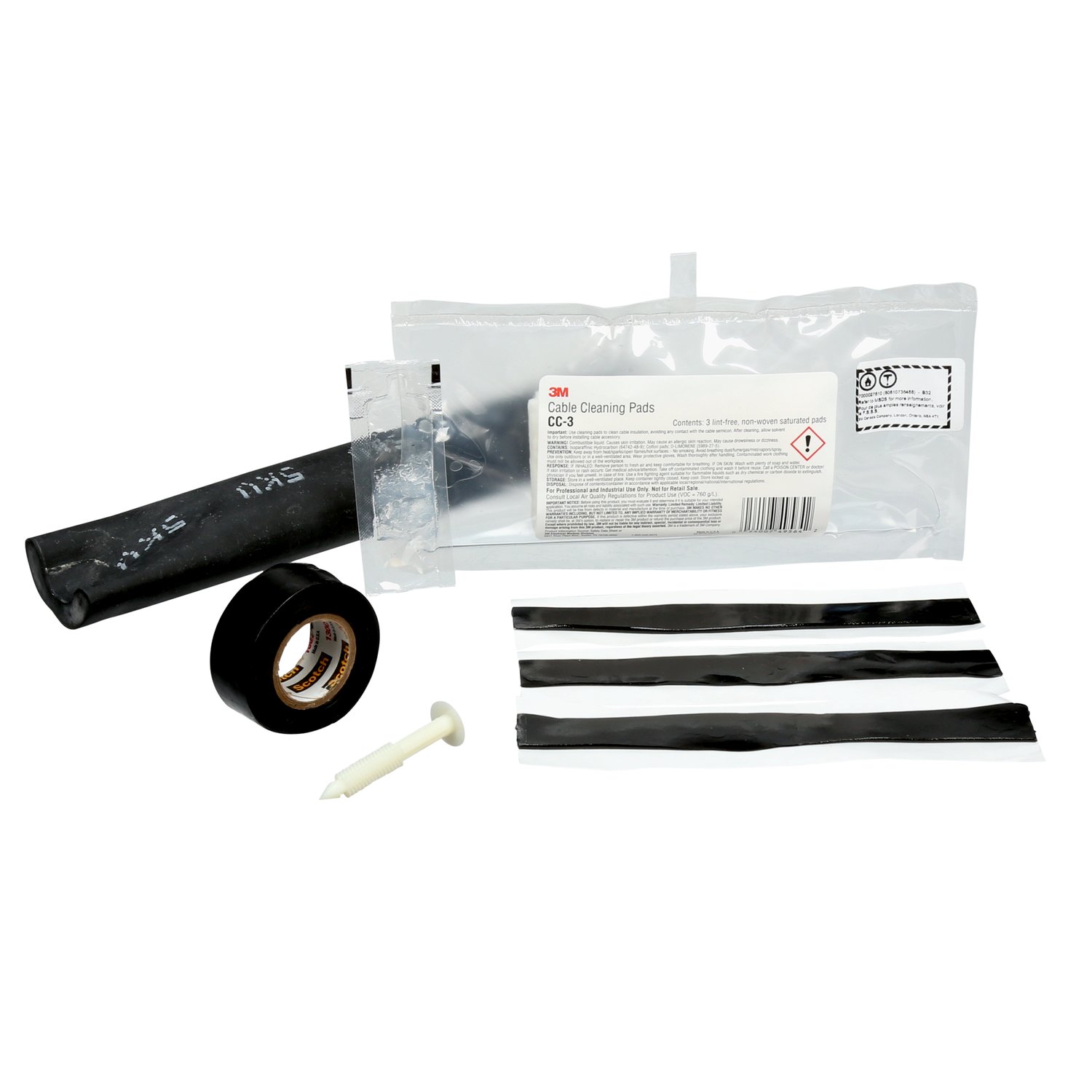 7000027611 - 3M Motor Lead Pigtail Splice 5317, 5-8 kV, 2-1/0 AWG (feeder), 4-1/0 AWG (motor lead), 1/case