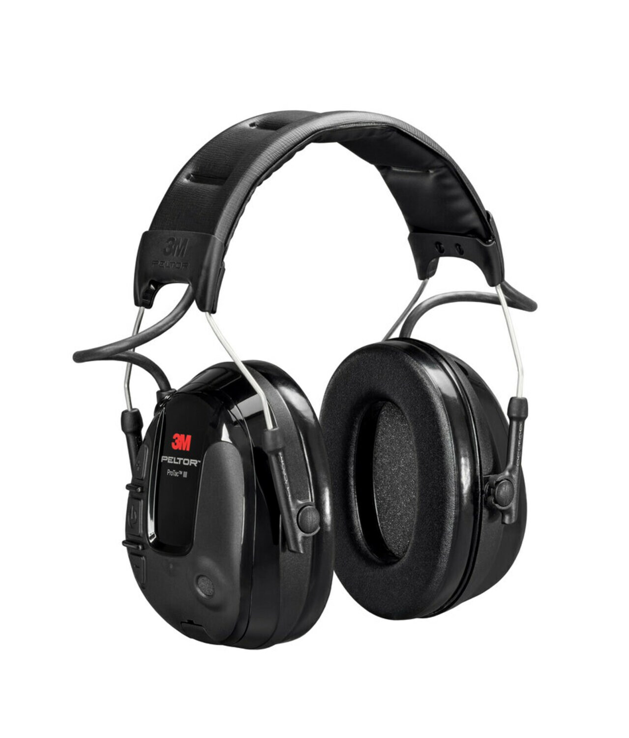 7100088456 - 3M PELTOR ProTac III MT13H220A, Slim Headset, Black, Headband, 10 Each/Case