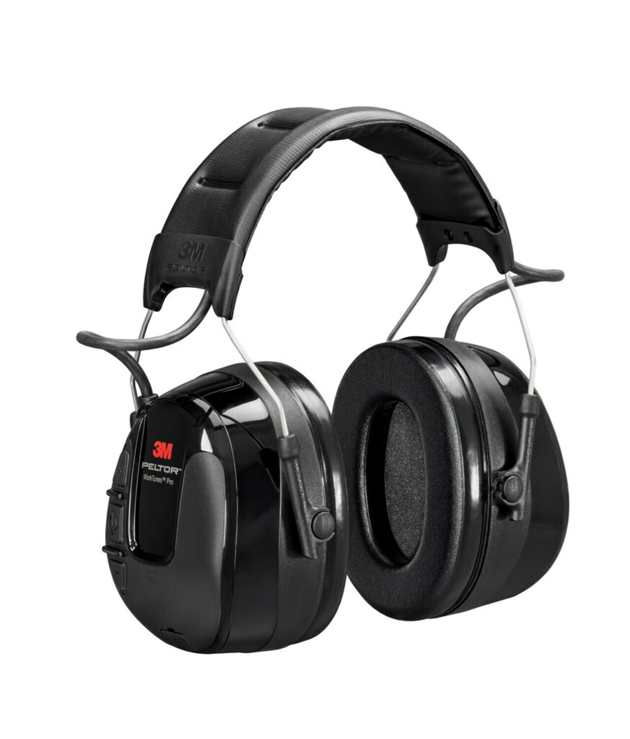 7100089367 - 3M PELTOR WorkTunes Pro AM/FM Radio Headset, Black, Headband