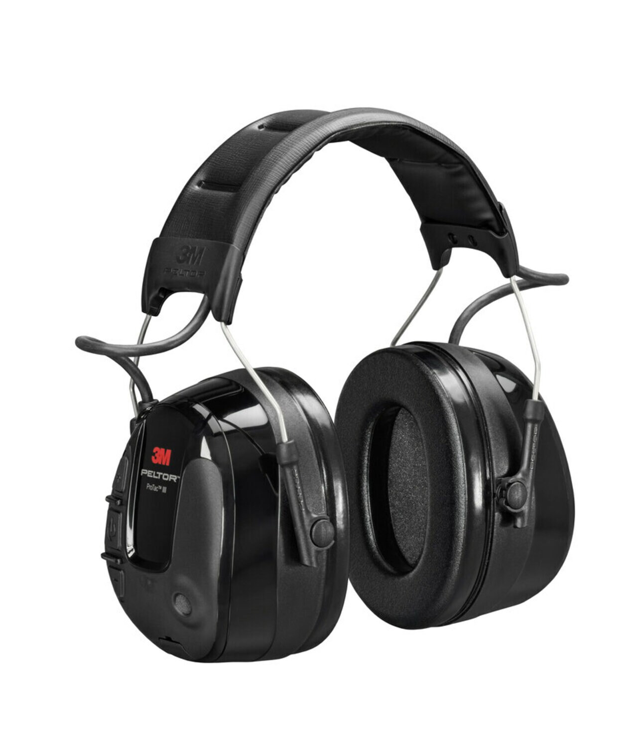 7100088424 - 3M PELTOR ProTac III MT13H221A, Headset, Black, Headband, 10 Each/Case