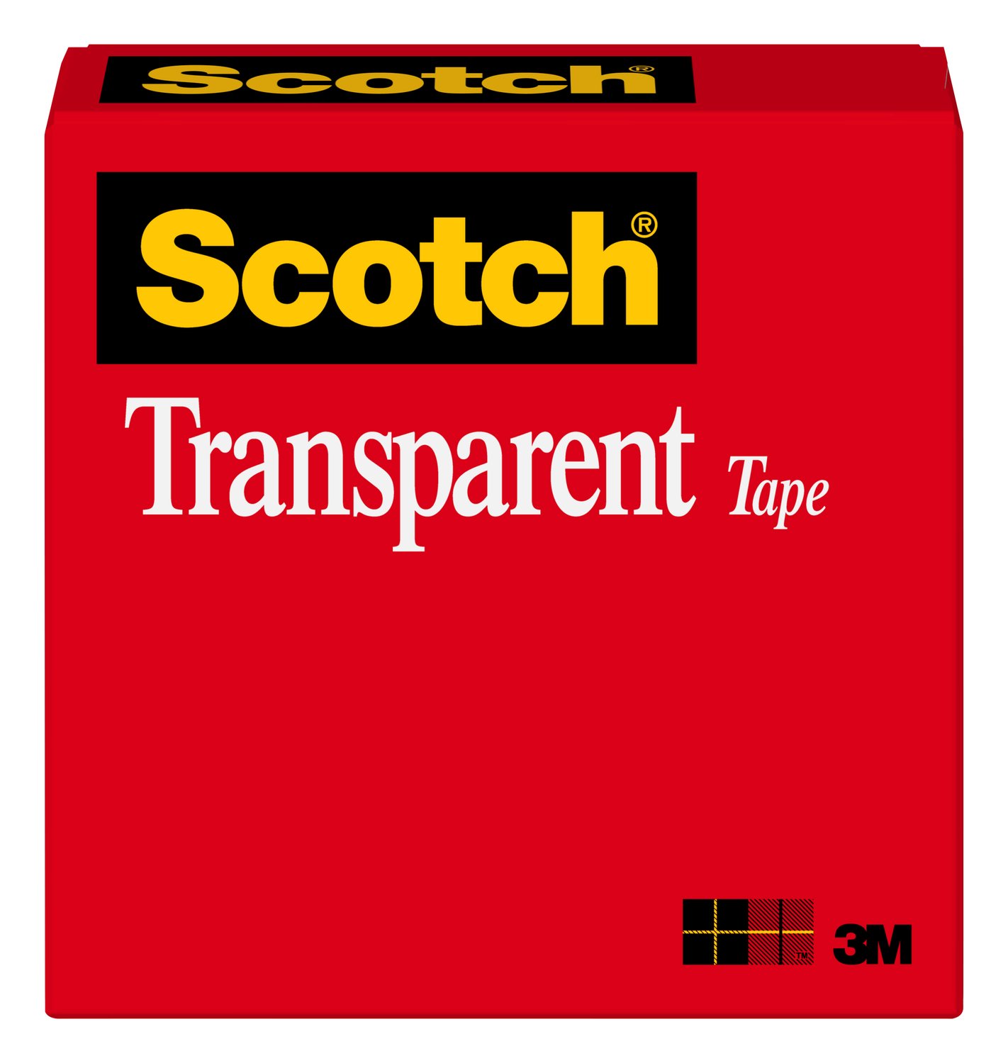 7100017835 - Scotch Transparent Tape 600, 1 in x 2592 in