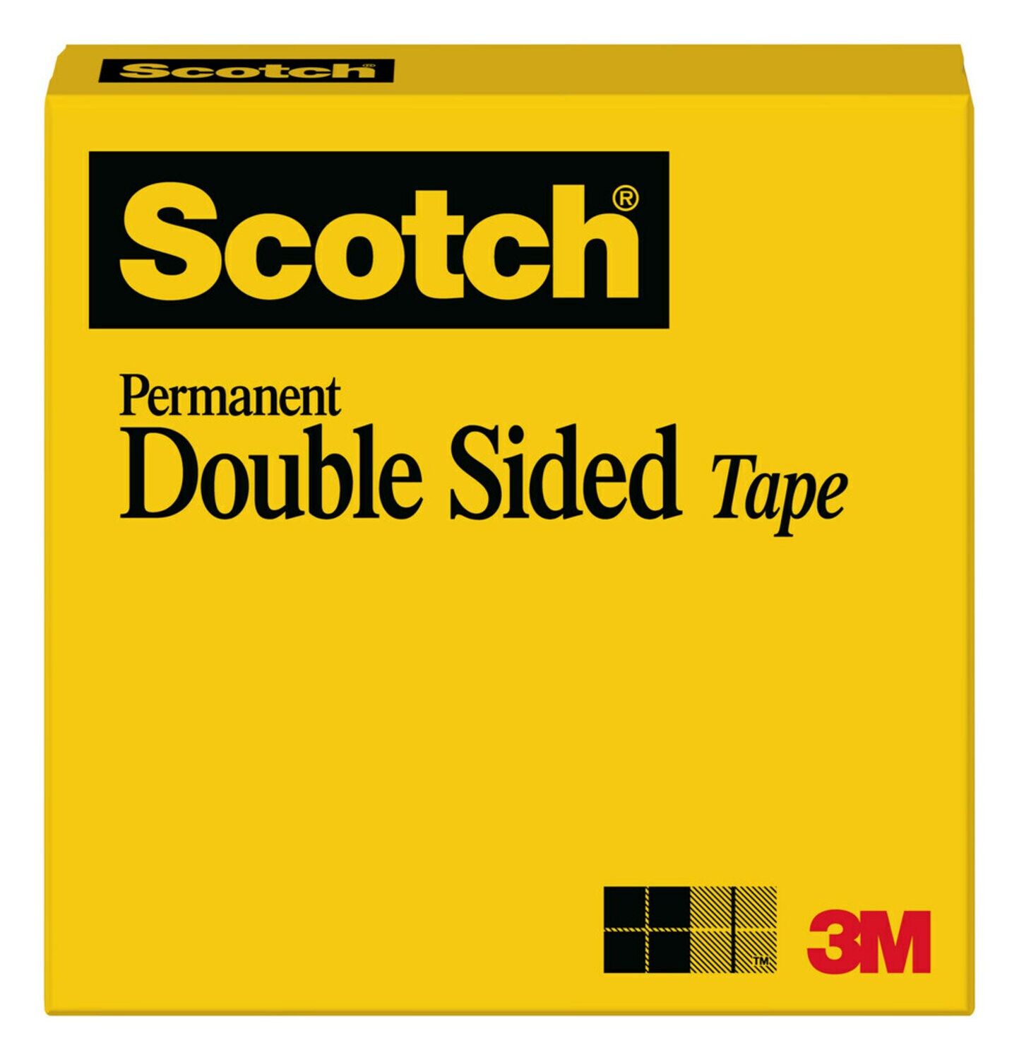 7000050039 - Scotch Double Sided Tape 665, 1/2 in x 36 yd, 72 Roll/Case