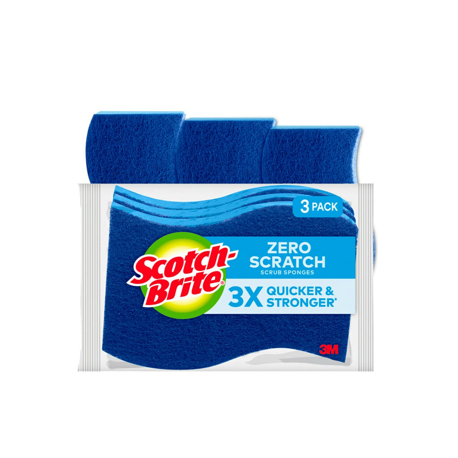7100064323 - Scotch-Brite Non-Scratch Scrub Sponge MP-3-8-D, 8/3