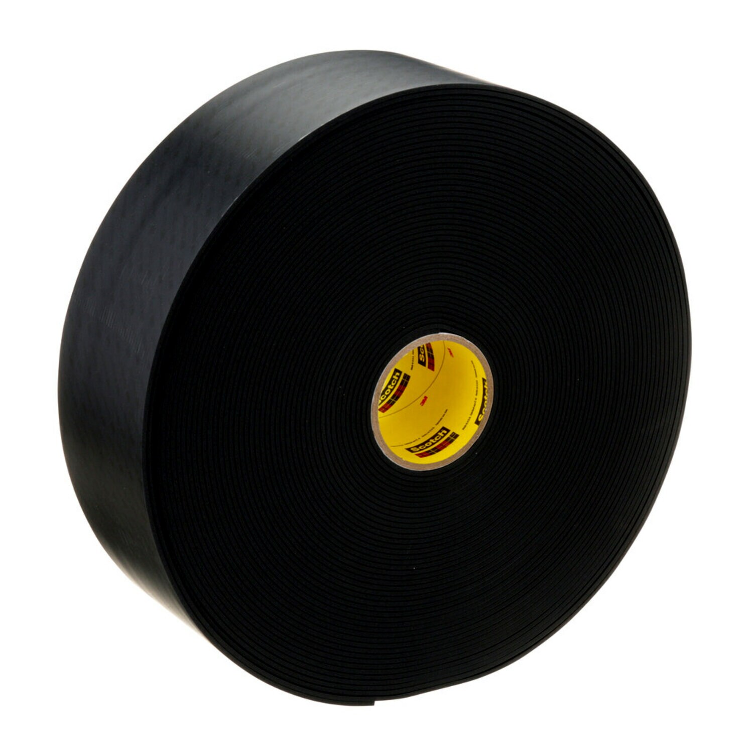7100003104 - 3M Bumpon Resilient Rollstock SJ5908 Black A20FL, 4.5 in x 36 yds, 1/Case