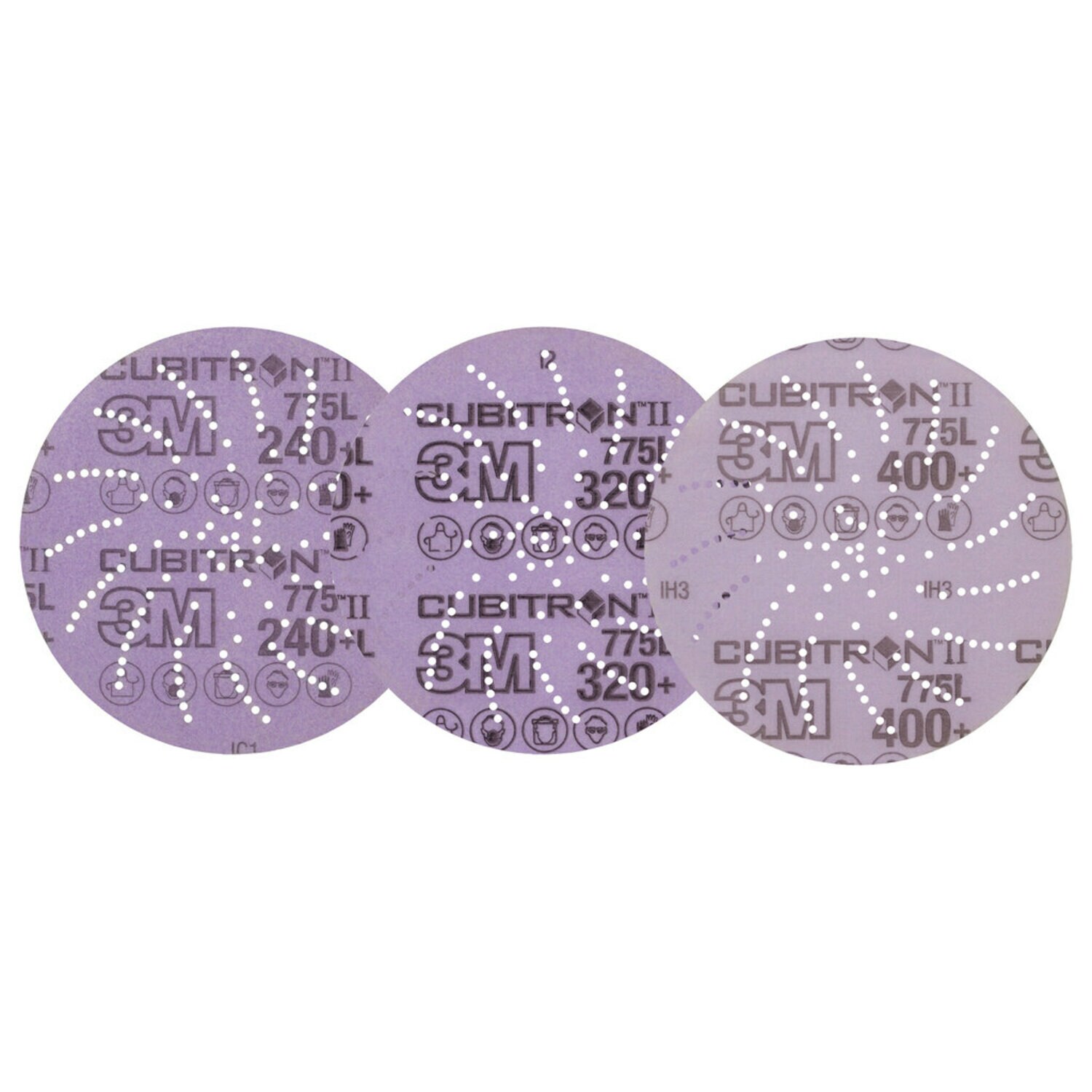 7100145376 - 3M Xtract Cubitron II Film Disc 775L, 87435, Multi-Grade 240+ - 400+ 3MIL, 5 in, 20 ea/Case, Multi-pack