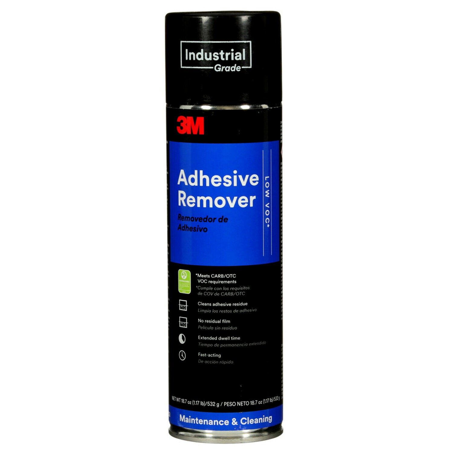 7000121420 - 3M Adhesive Remover Low VOC <20%, 24 fl oz (Net Wt 18.7 oz), 12 Can/Case