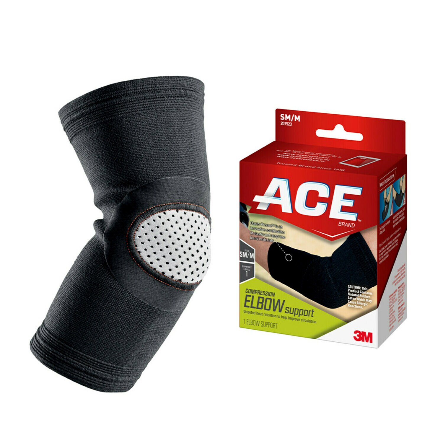 7100405780 - ACE Compression Elbow Support 207523, Small/Medium